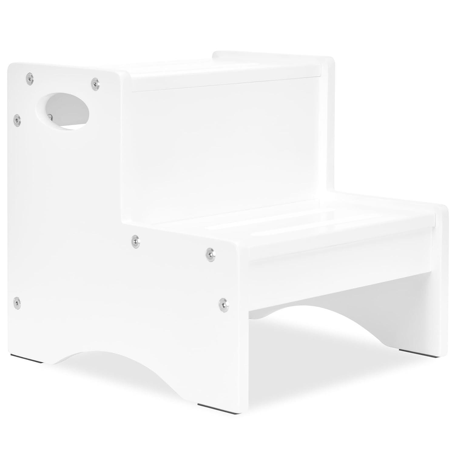 Dream On Me Step Stool, White, large