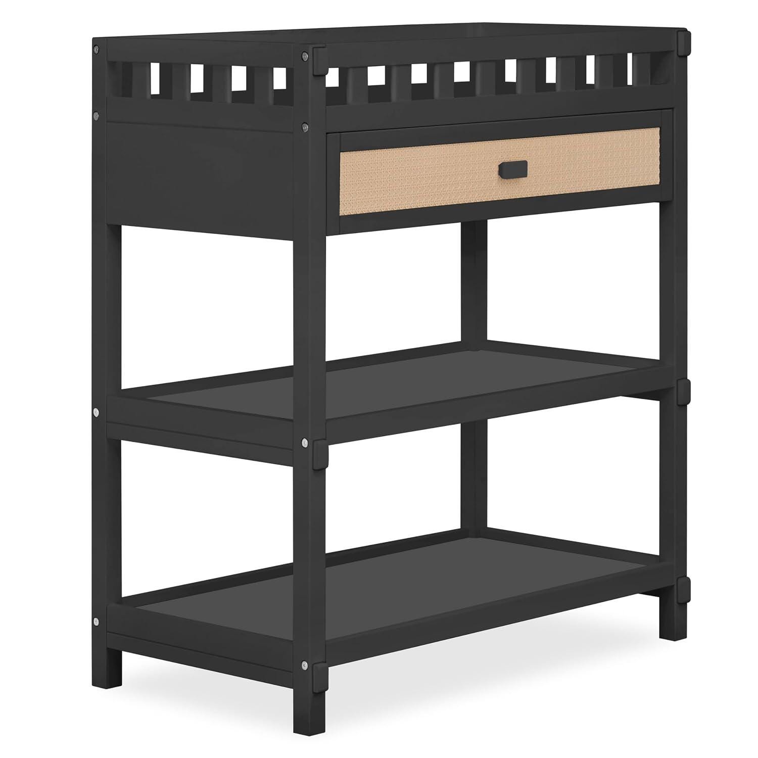 Dream On Me Doula Changing Table, Matte Black, large