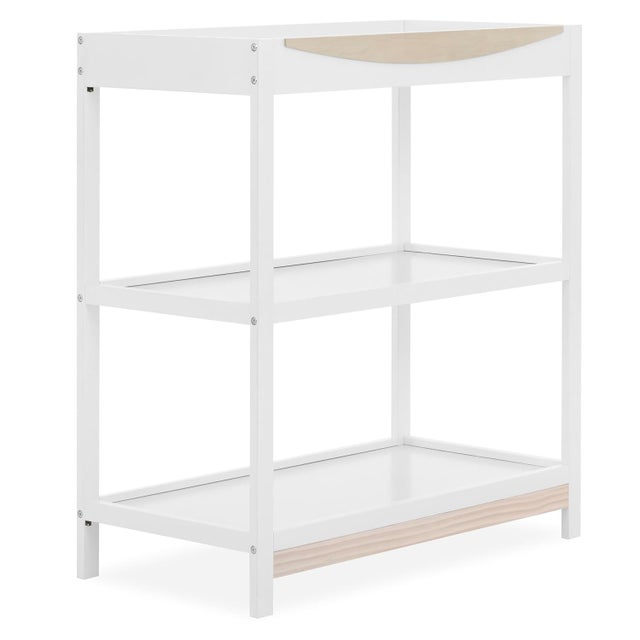 Dream On Me Emerson Changing Table, White/Tan