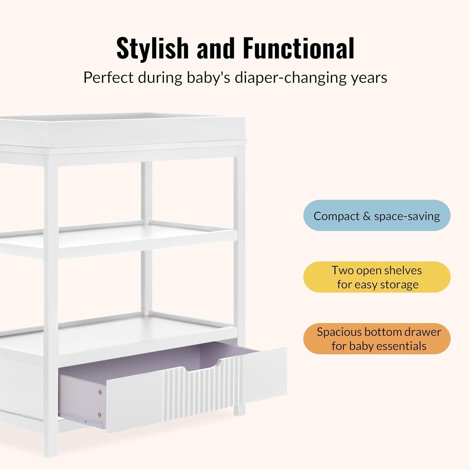 Dream On Me Ivy Changing Table, , large