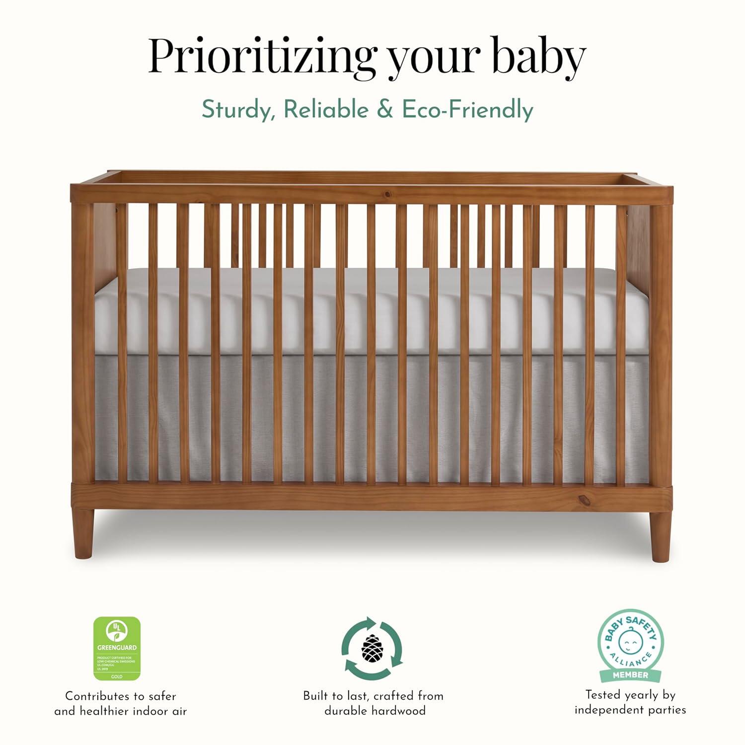 Evolur Flynn 3-in-1 Convertible Island Crib, , large