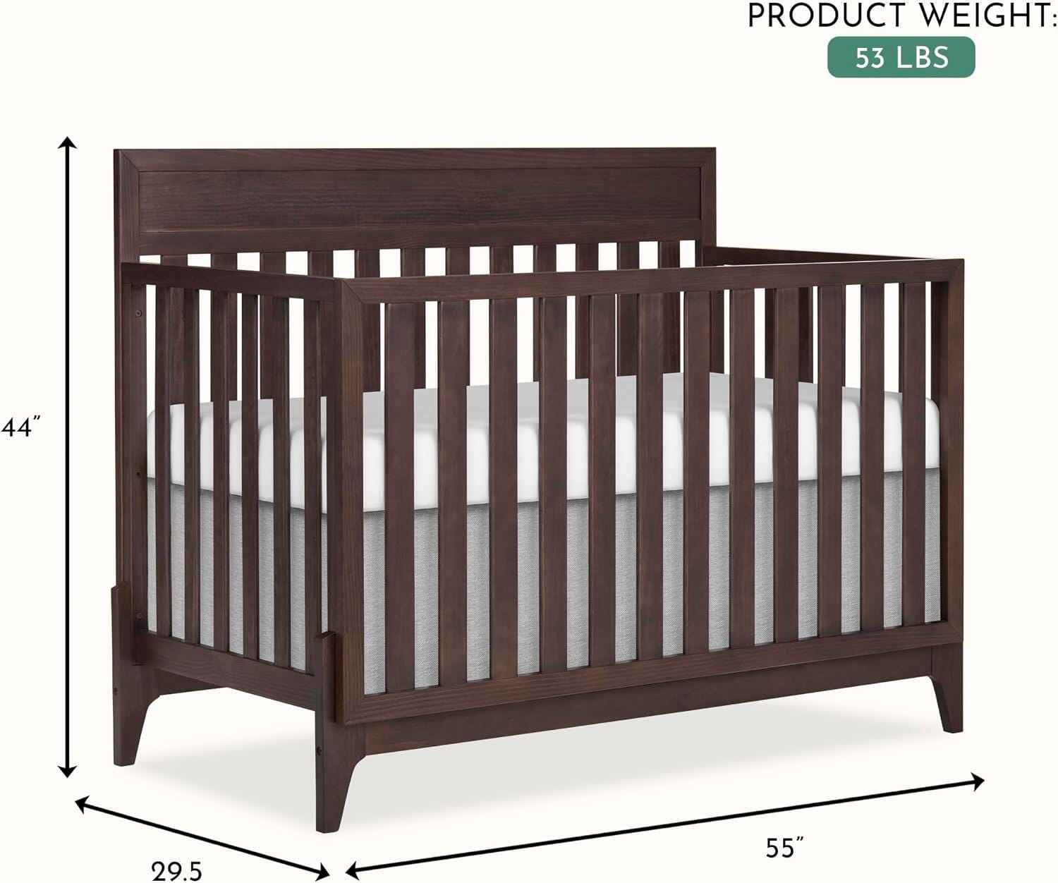 Evolur Atlas 5-in-1 Convertible Crib, , large