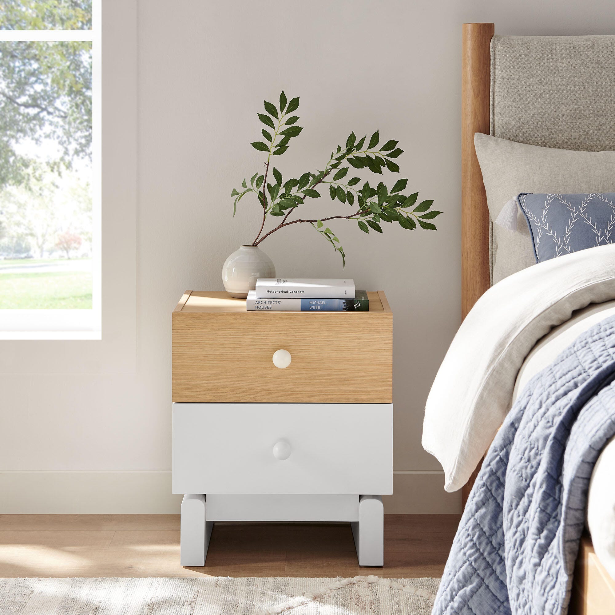 Modway Nolia 18" 2 Drawer Nightstand, , rollover