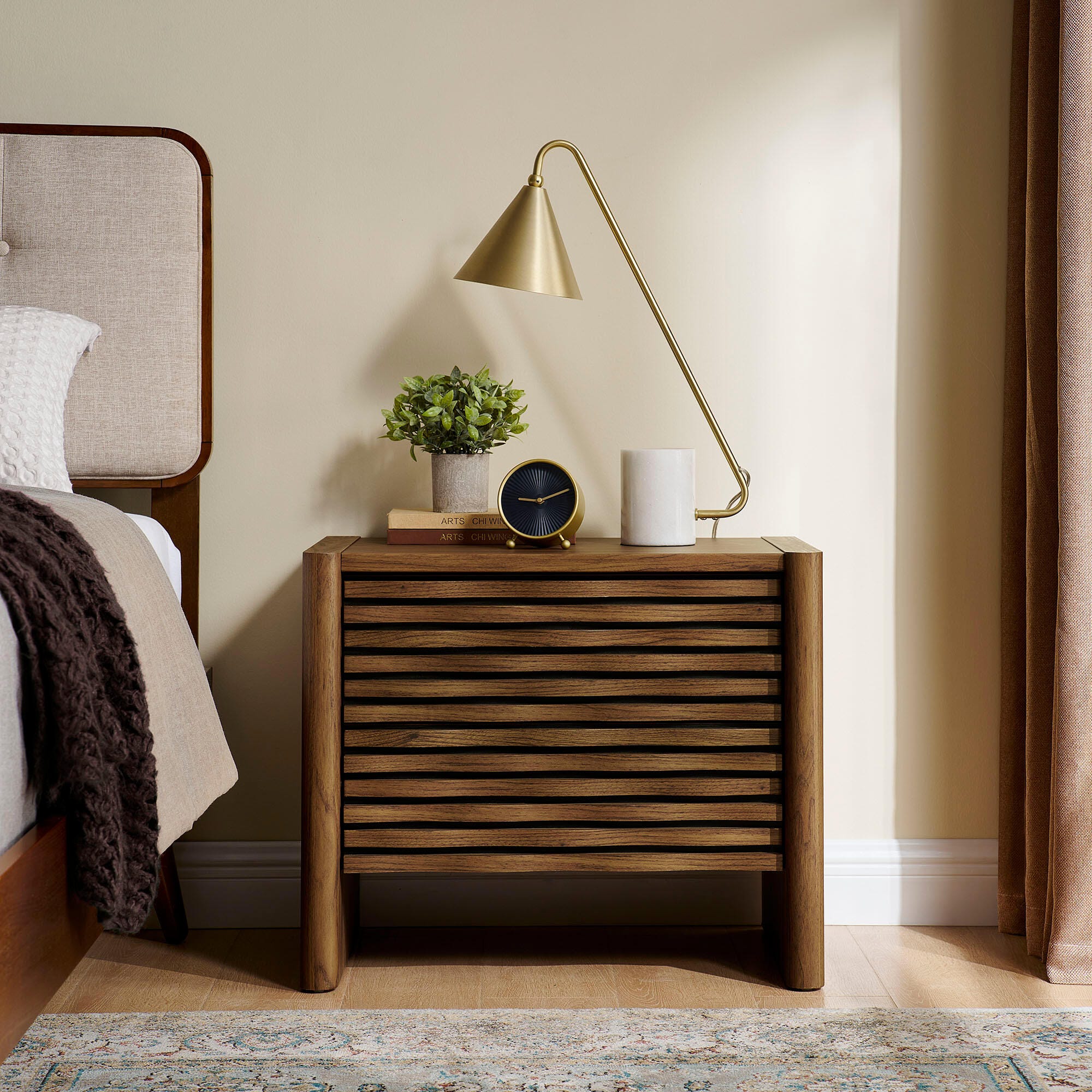 Modway Emric 26" 2 Drawer Nightstand, , rollover