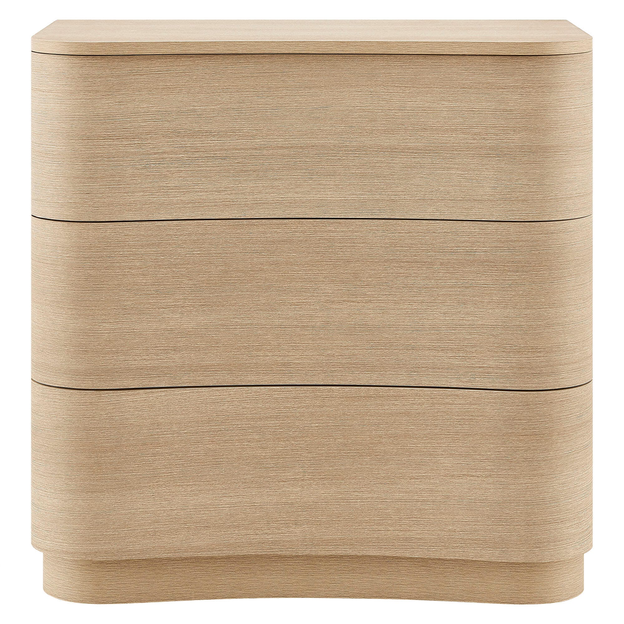 Modway Mirae 3 Drawer Dresser, Light Brown, large