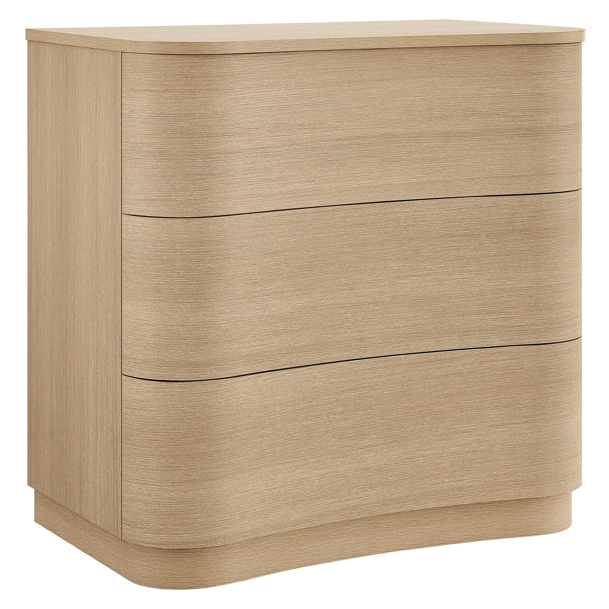 Modway Mirae 3 Drawer Dresser, Light Brown, large