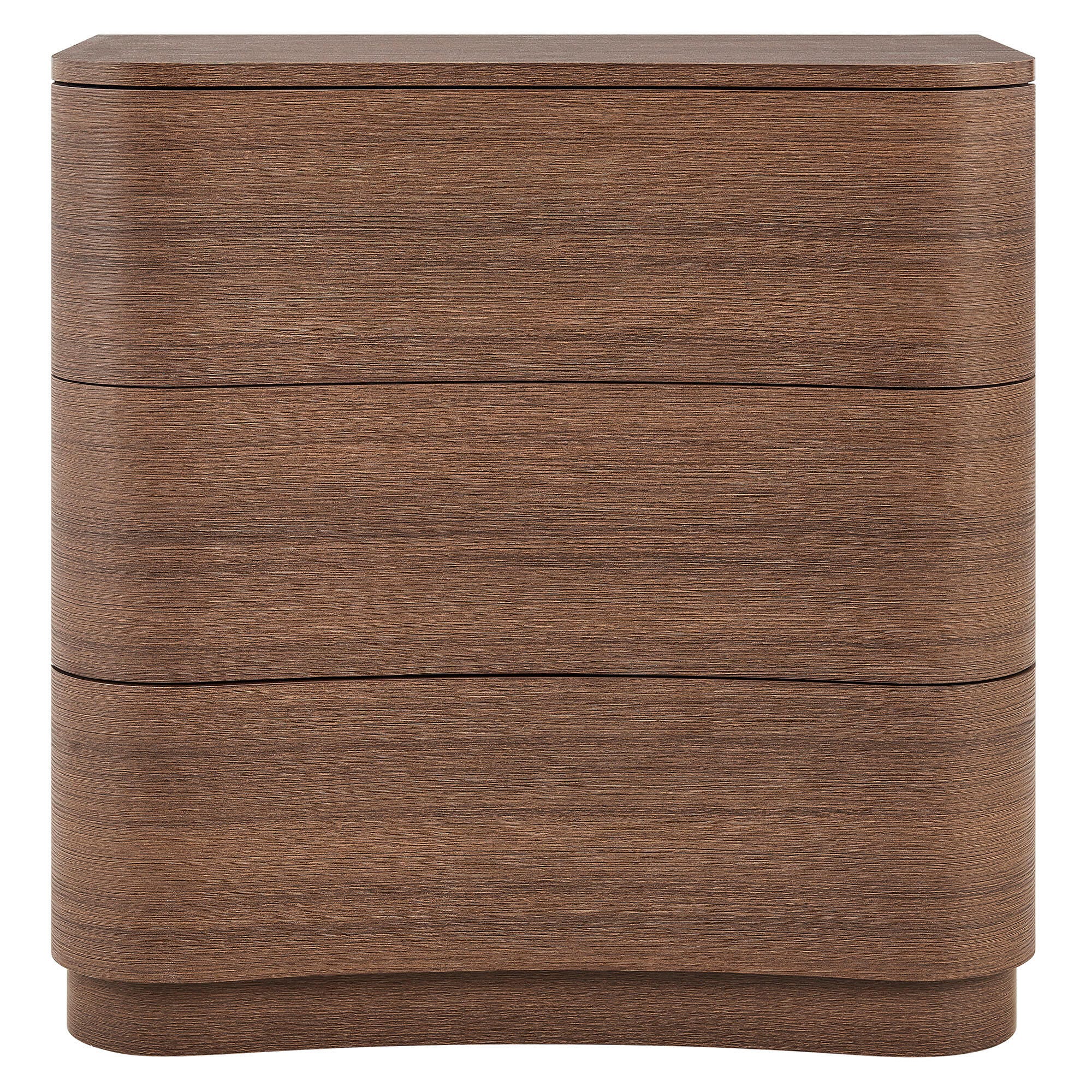 Modway Mirae 3 Drawer Dresser, Brushed Brown, large