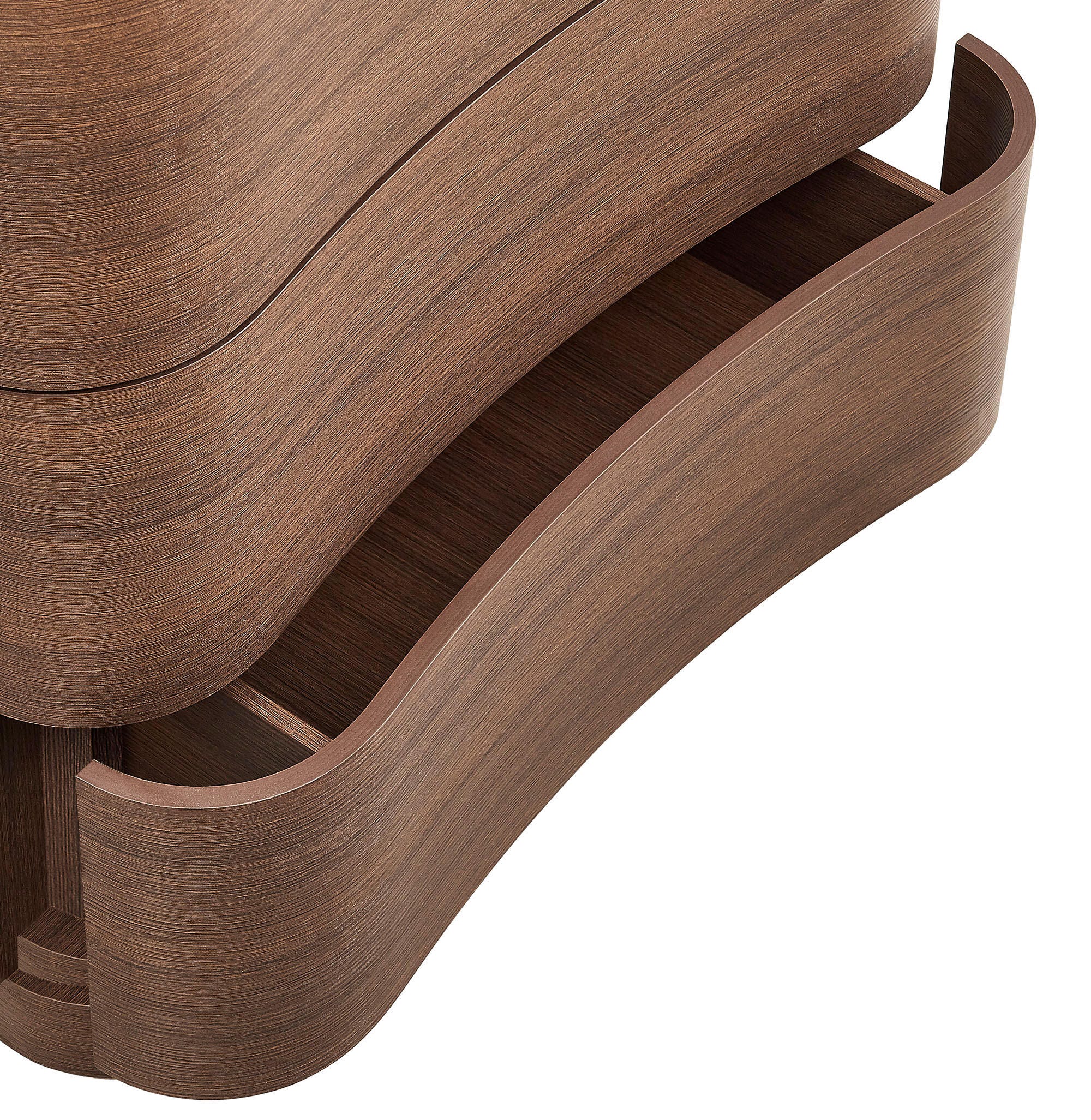 Modway Mirae 3 Drawer Dresser, Brushed Brown, large