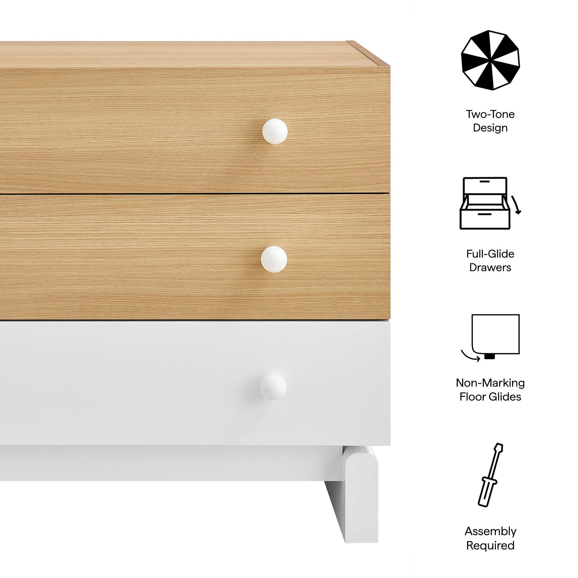Modway Nolia 3 Drawer Dresser, , large