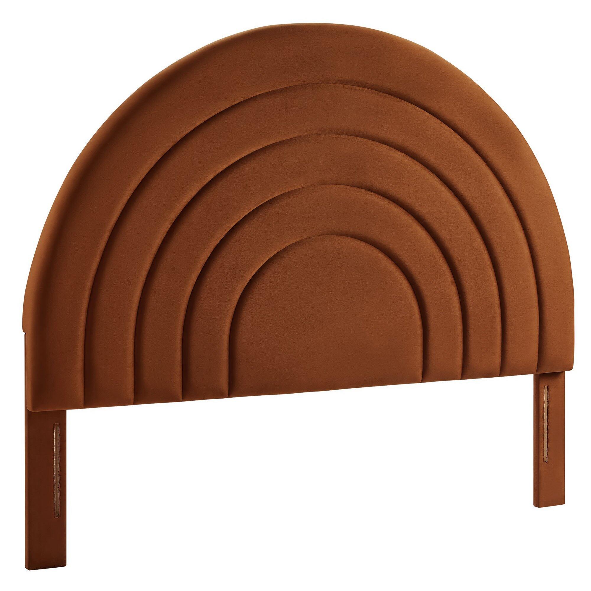 Modway Solana Arched Full Headboard, Rust, large