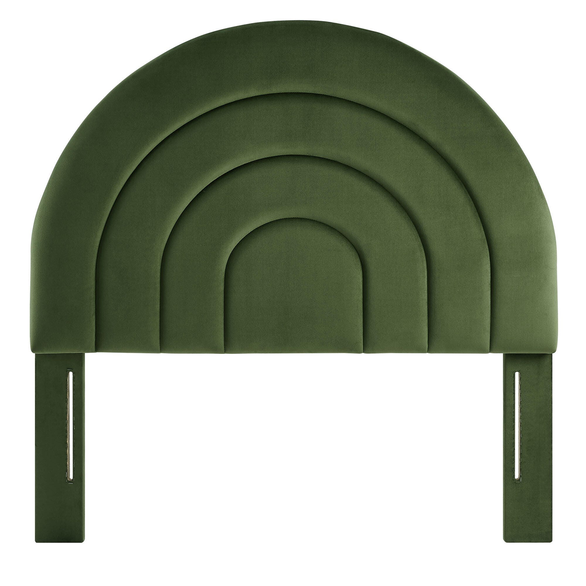 Modway Solana Arched Twin Headboard, Moss Green, large