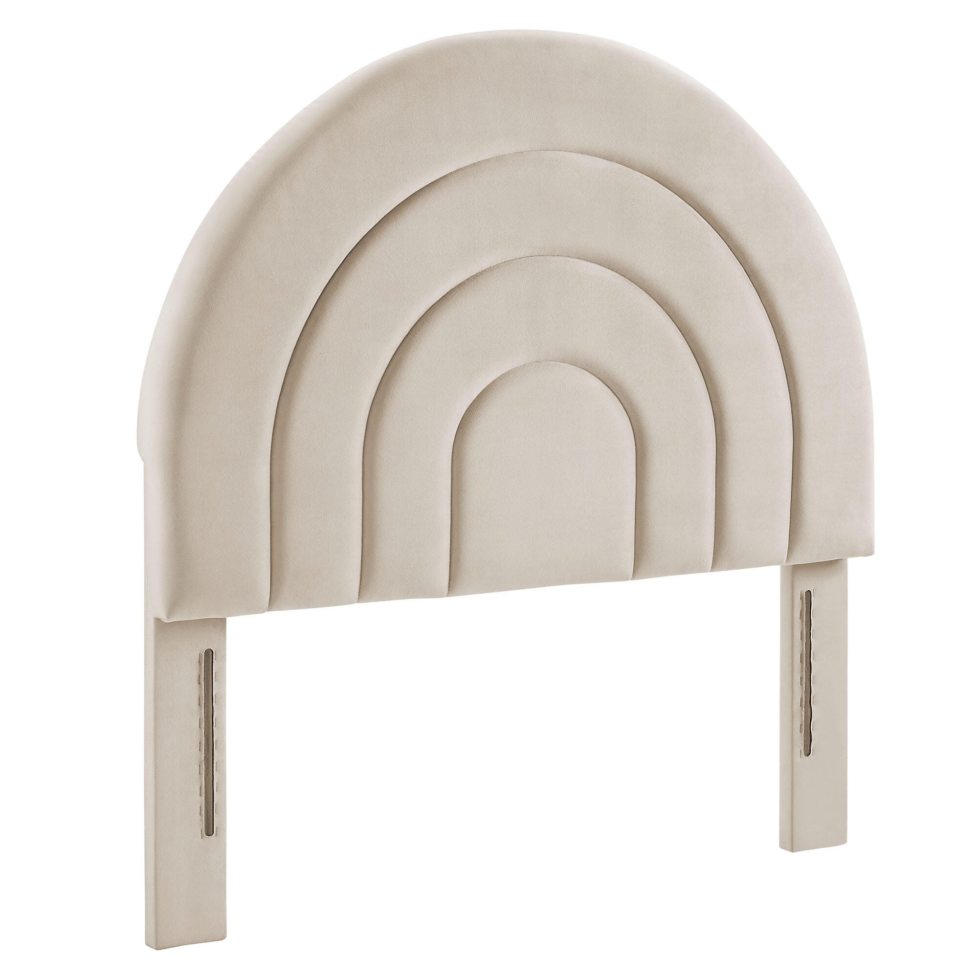 Modway Solana Arched Twin Headboard, Ivory, large