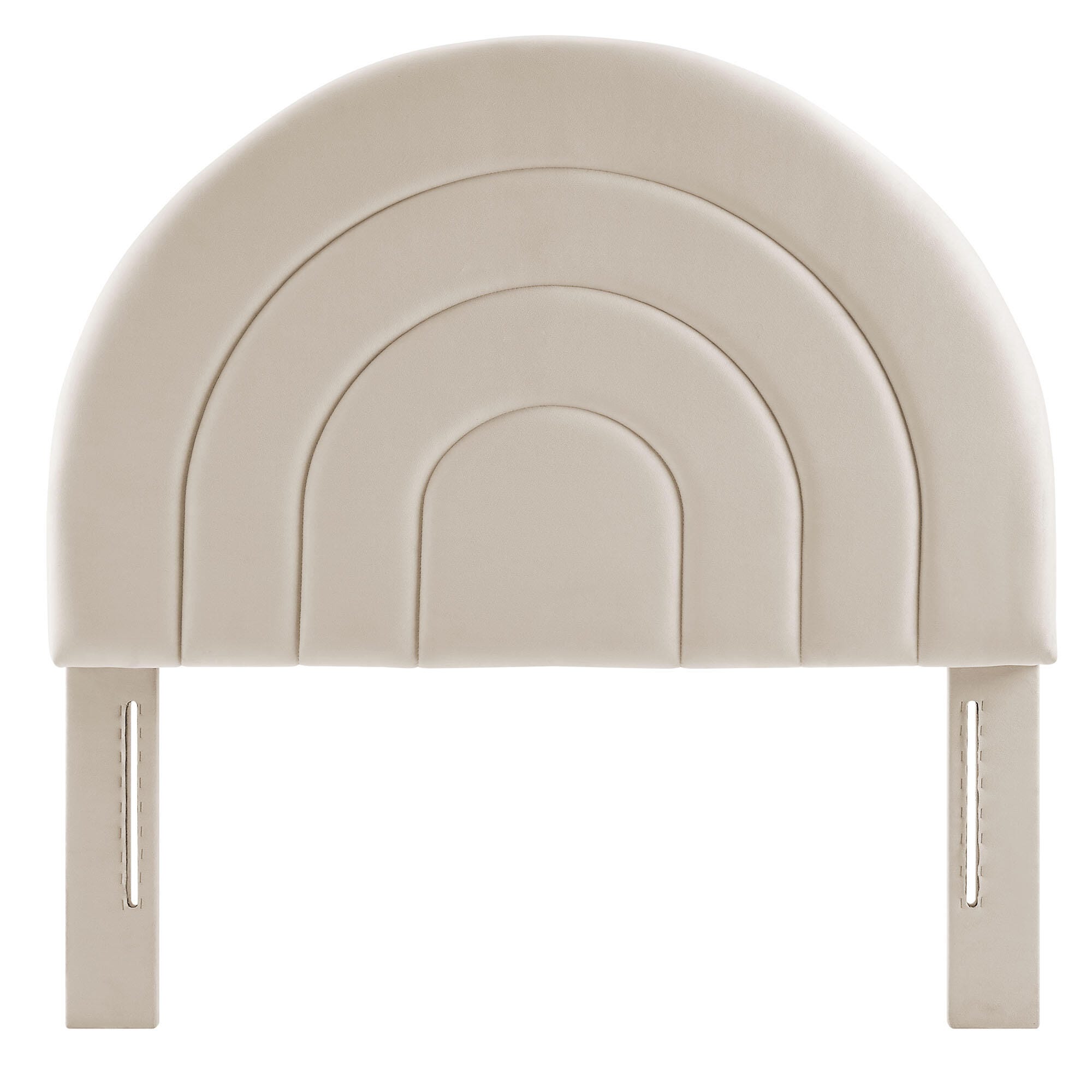 Modway Solana Arched Twin Headboard, Ivory, large