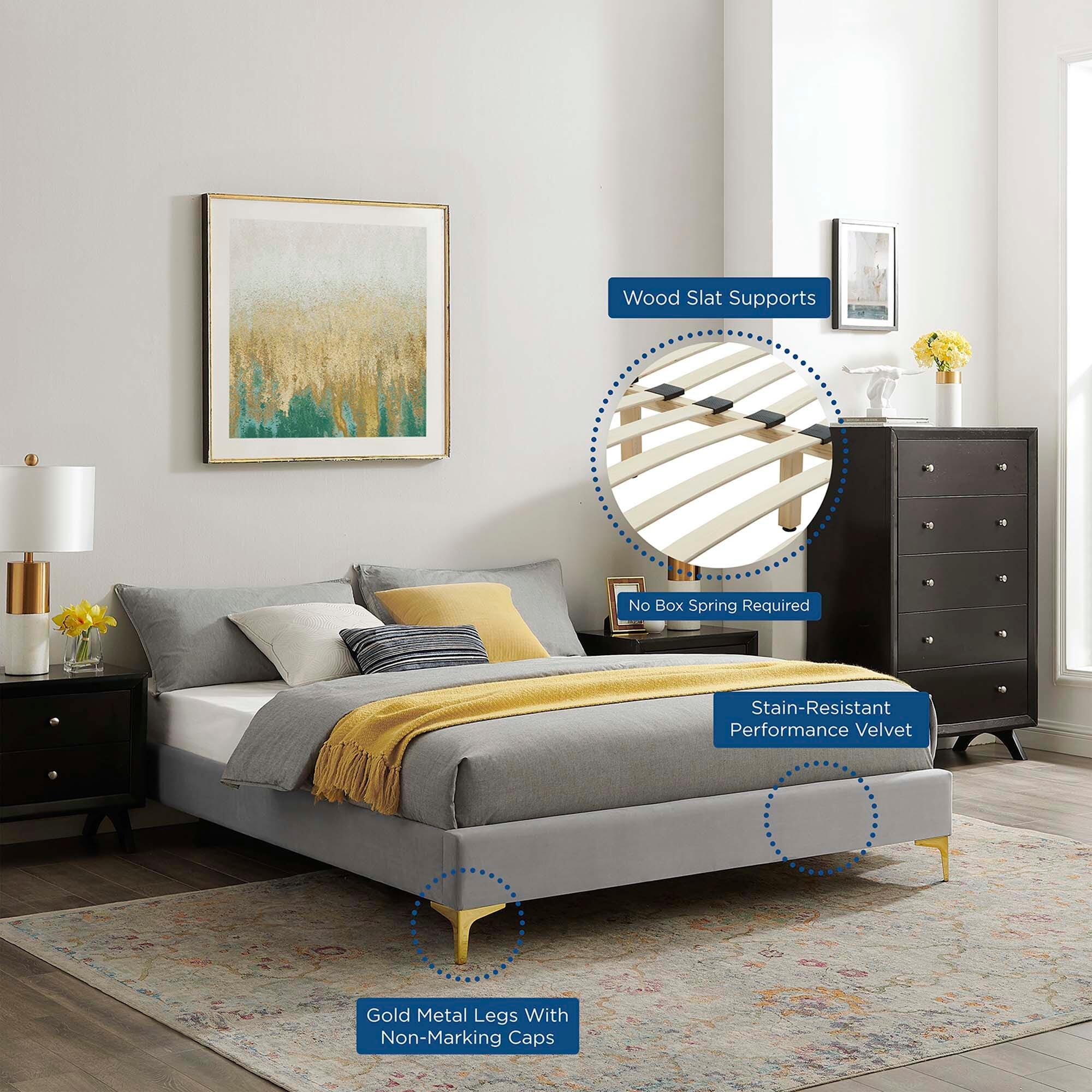 Modway Sutton Full Bed Frame, , large