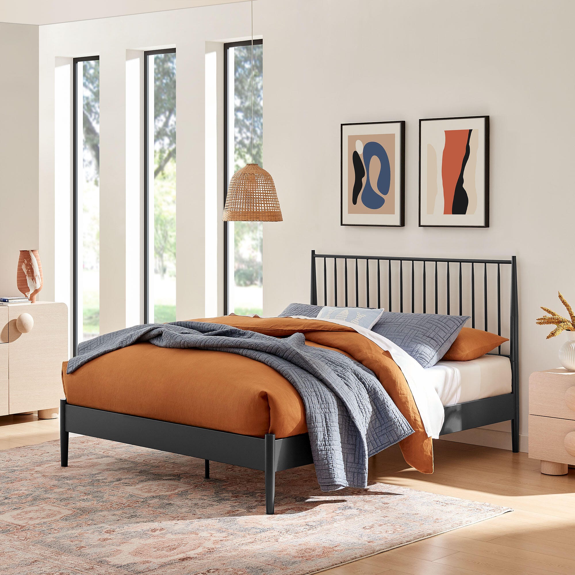 Modway Adair King Platform Bed, , rollover