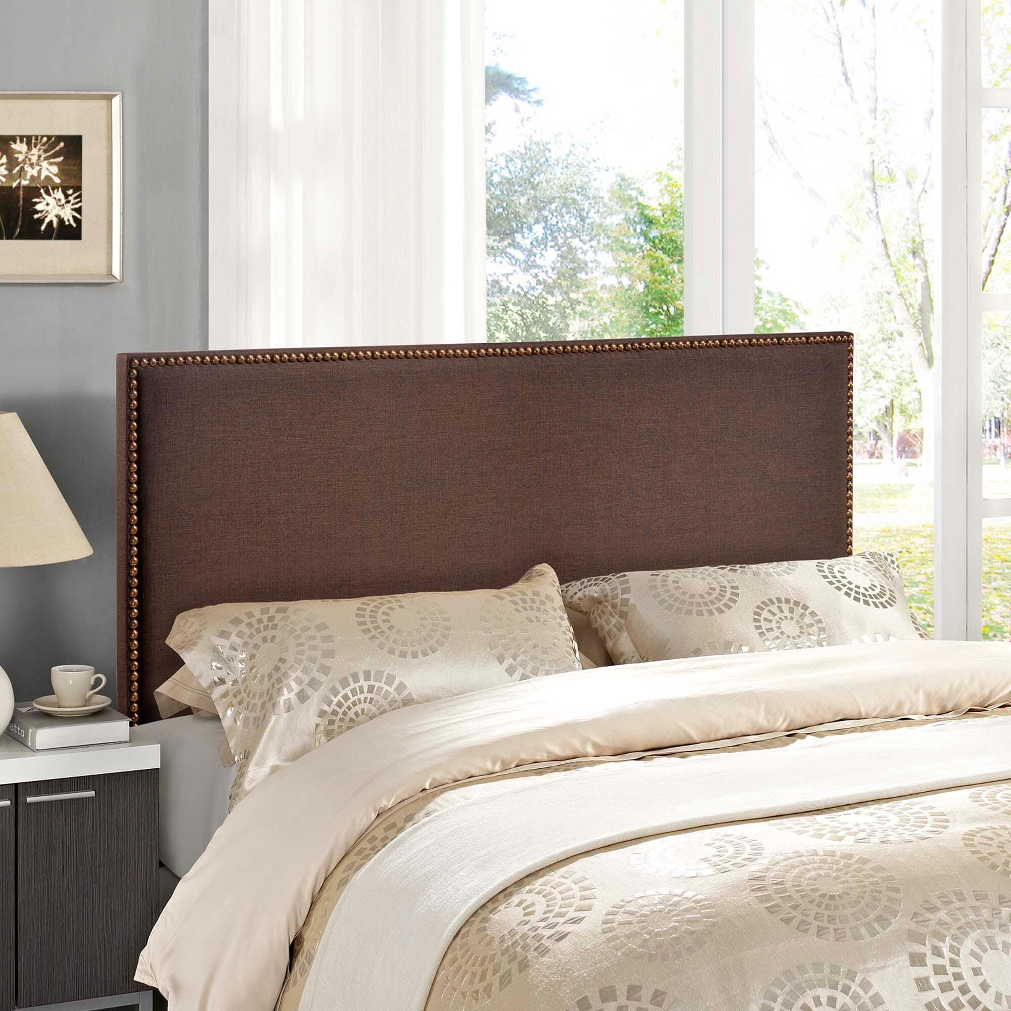 Modway Region Queen Headboard, Dark Brown, rollover