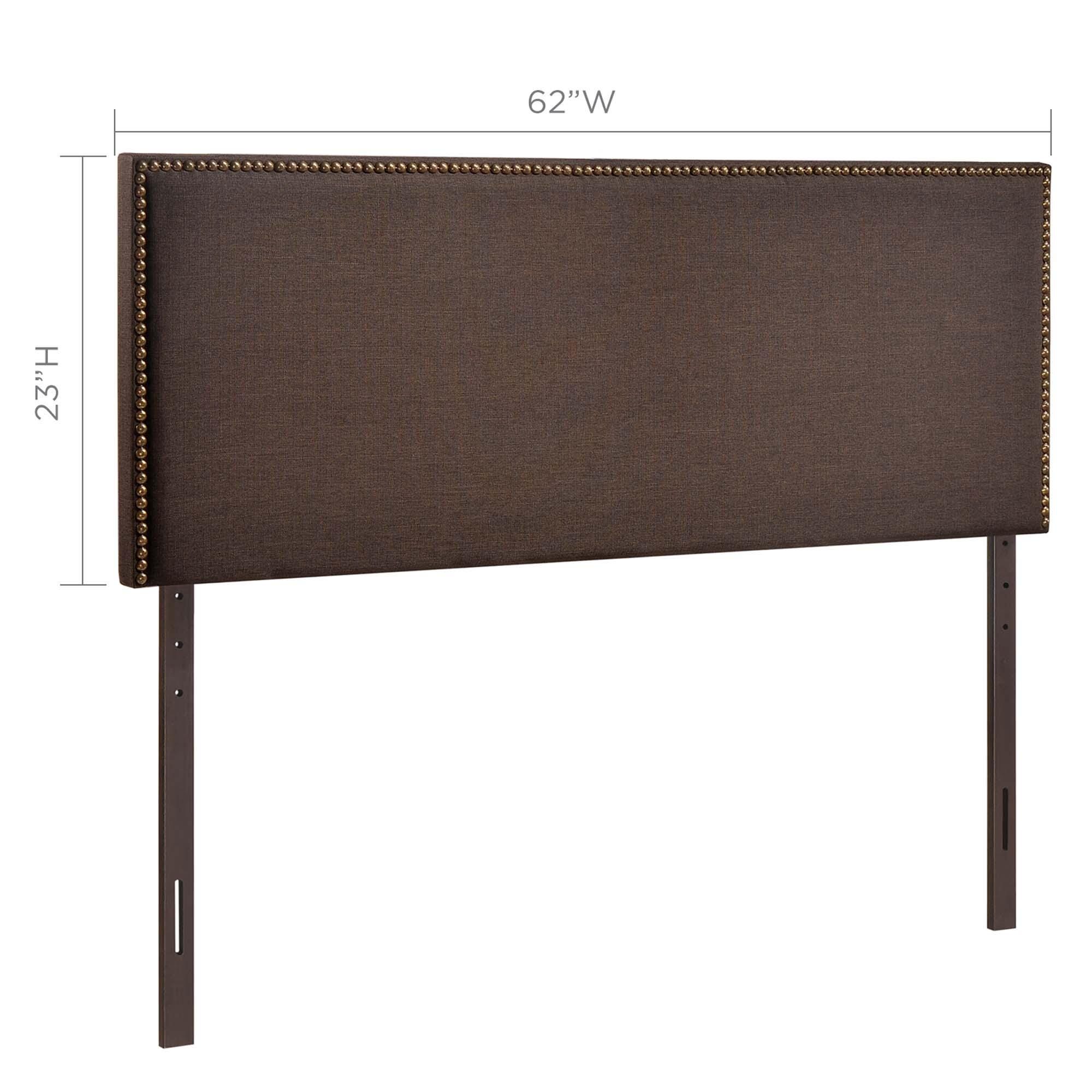 Modway Region Queen Headboard, Dark Brown, large