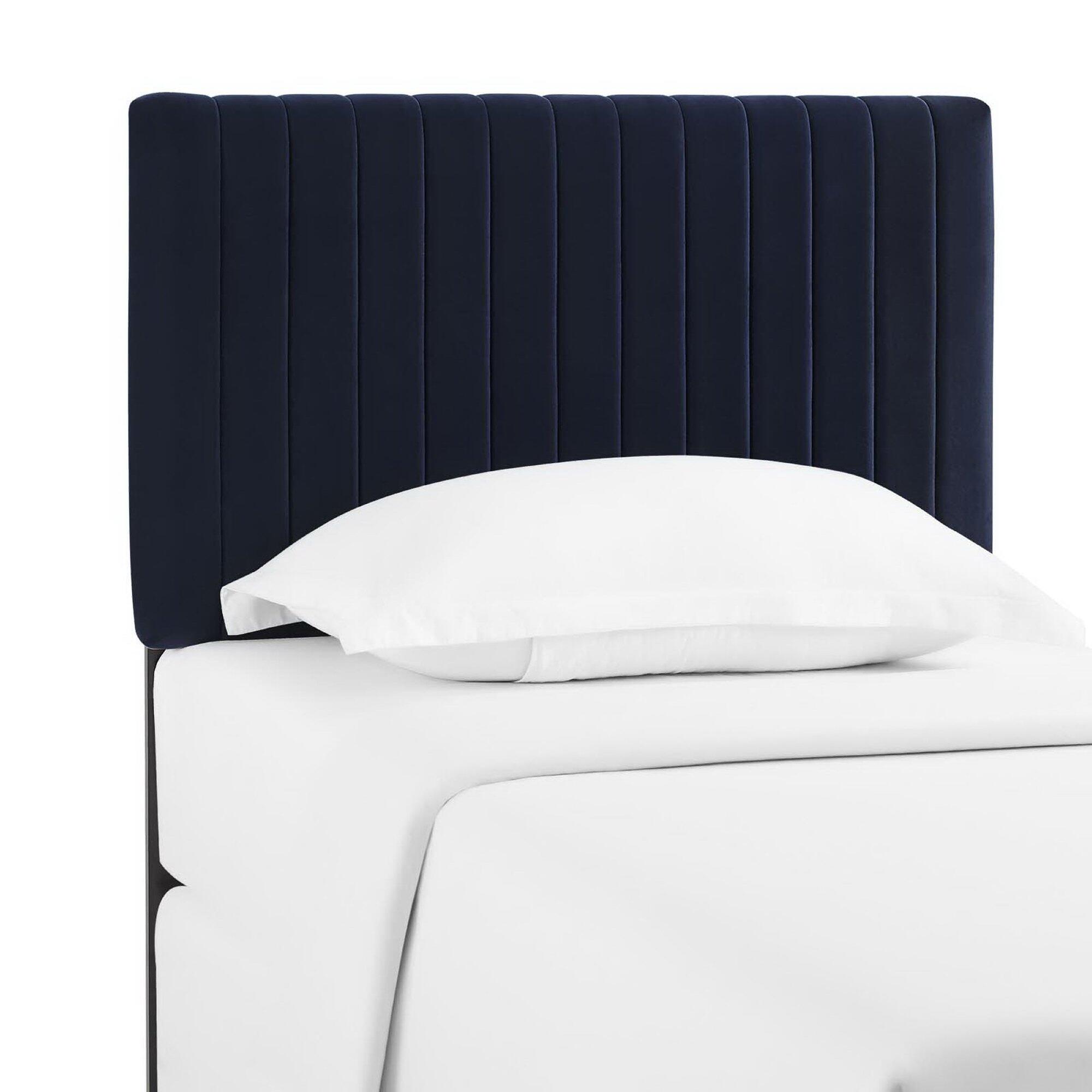 Modway Keira Twin Headboard, Midnight Blue, large