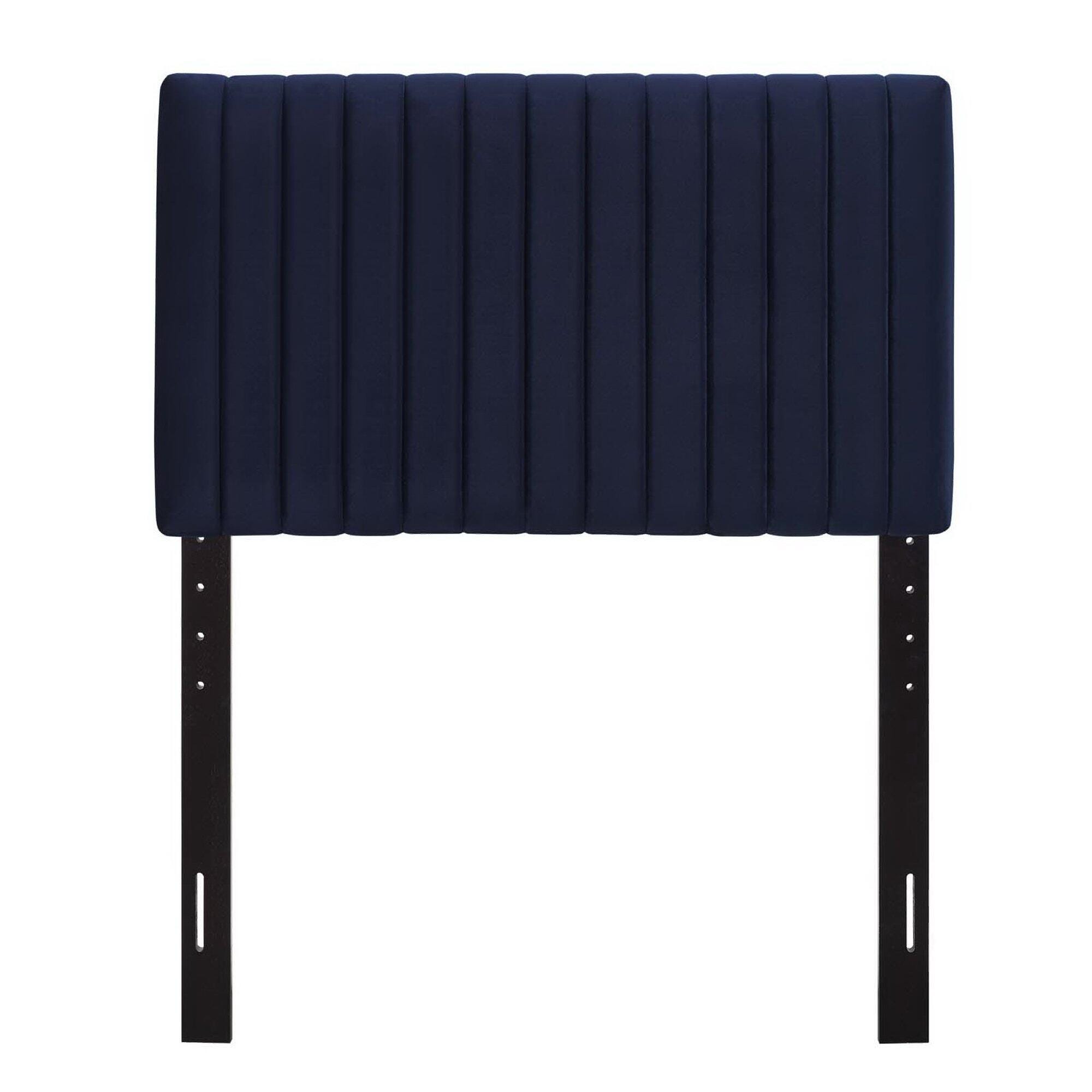 Modway Keira Twin Headboard, Midnight Blue, large