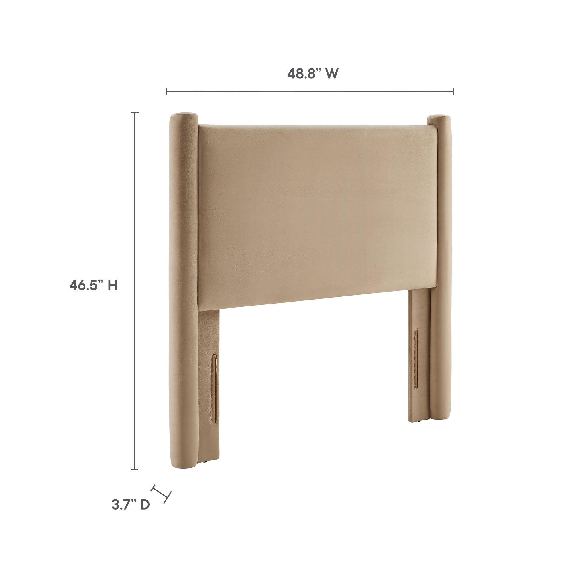 Modway Rael Twin Headboard, Taupe, large