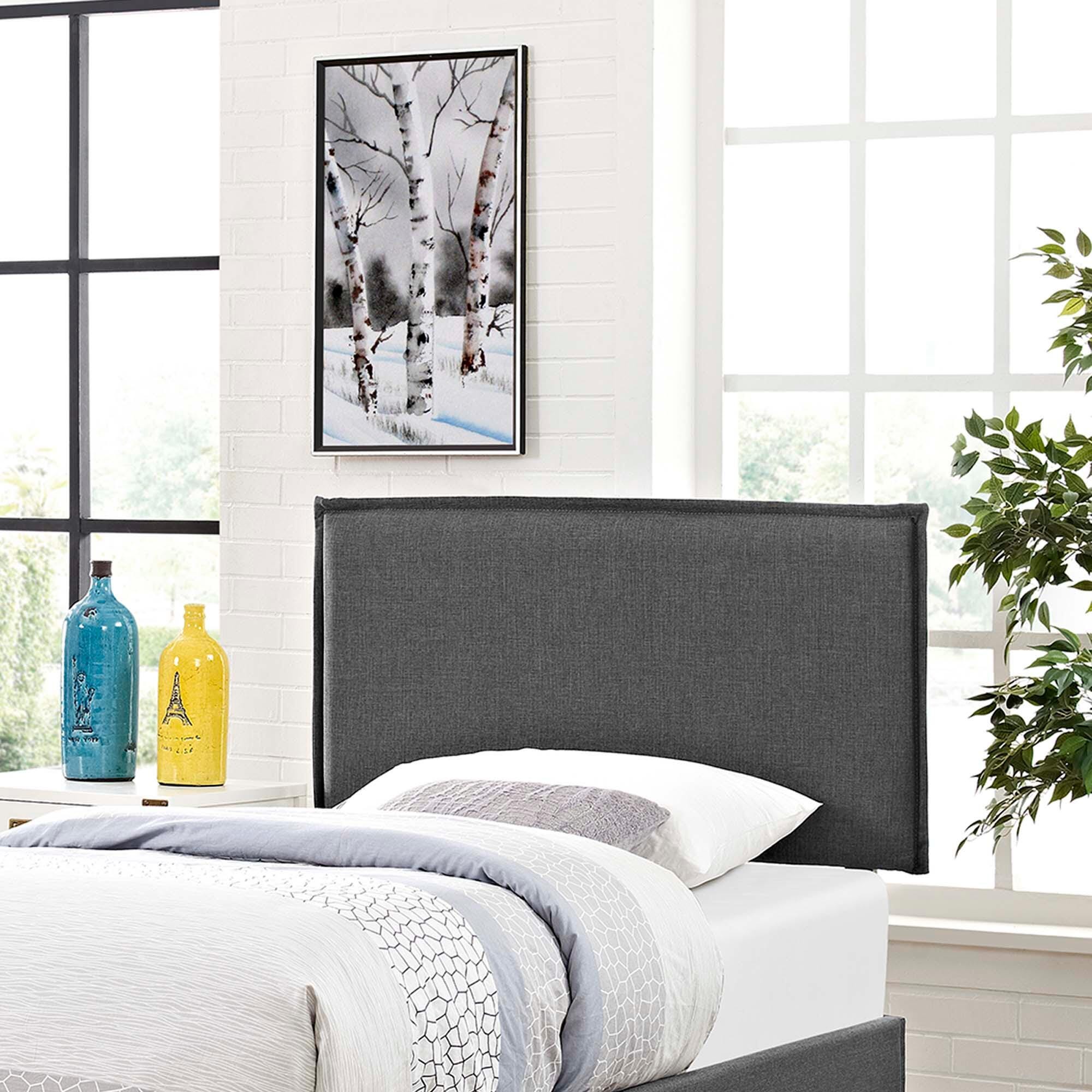 Modway Camille Twin Headboard, Gray, large