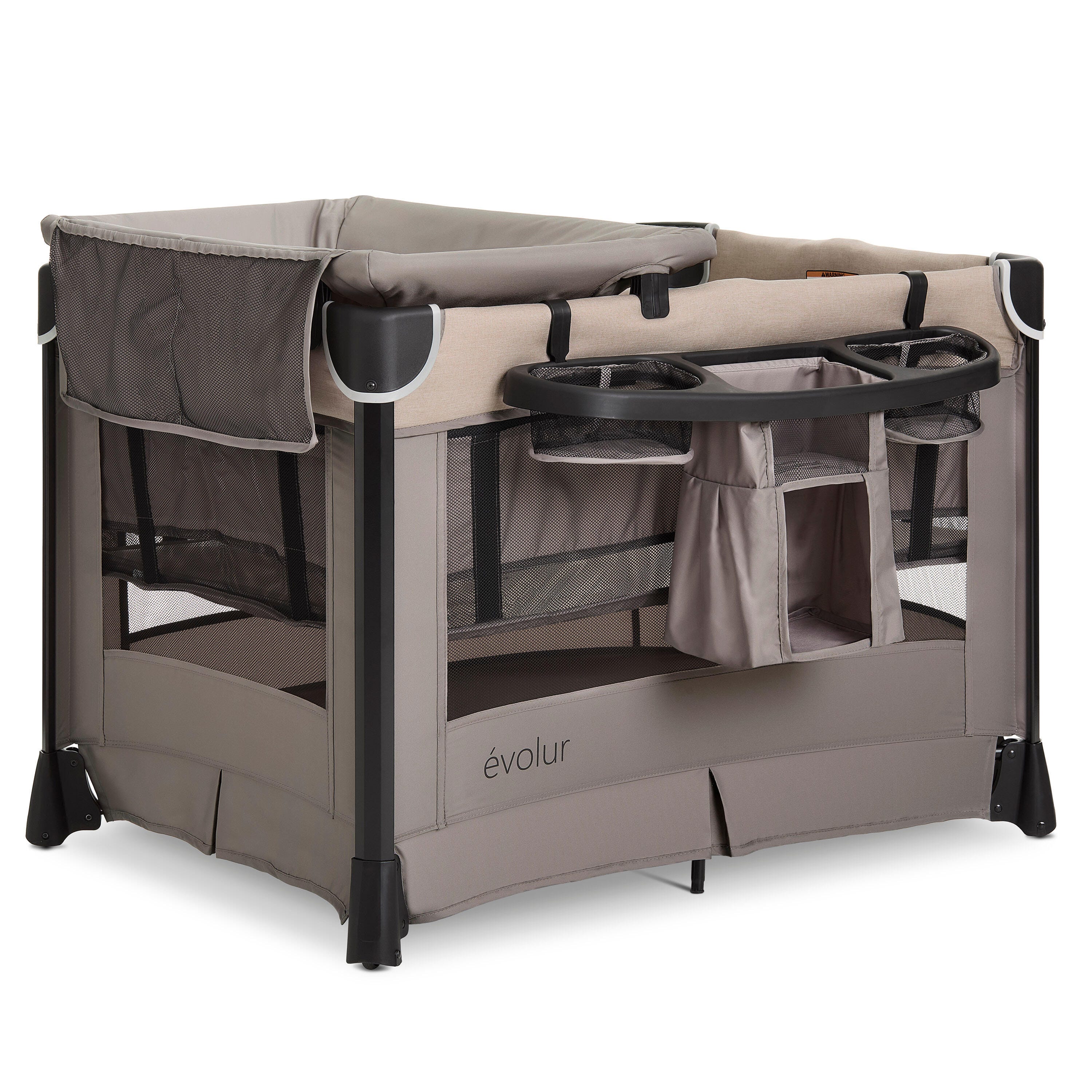 Evolur Cozy Cove Playard, Beige, large