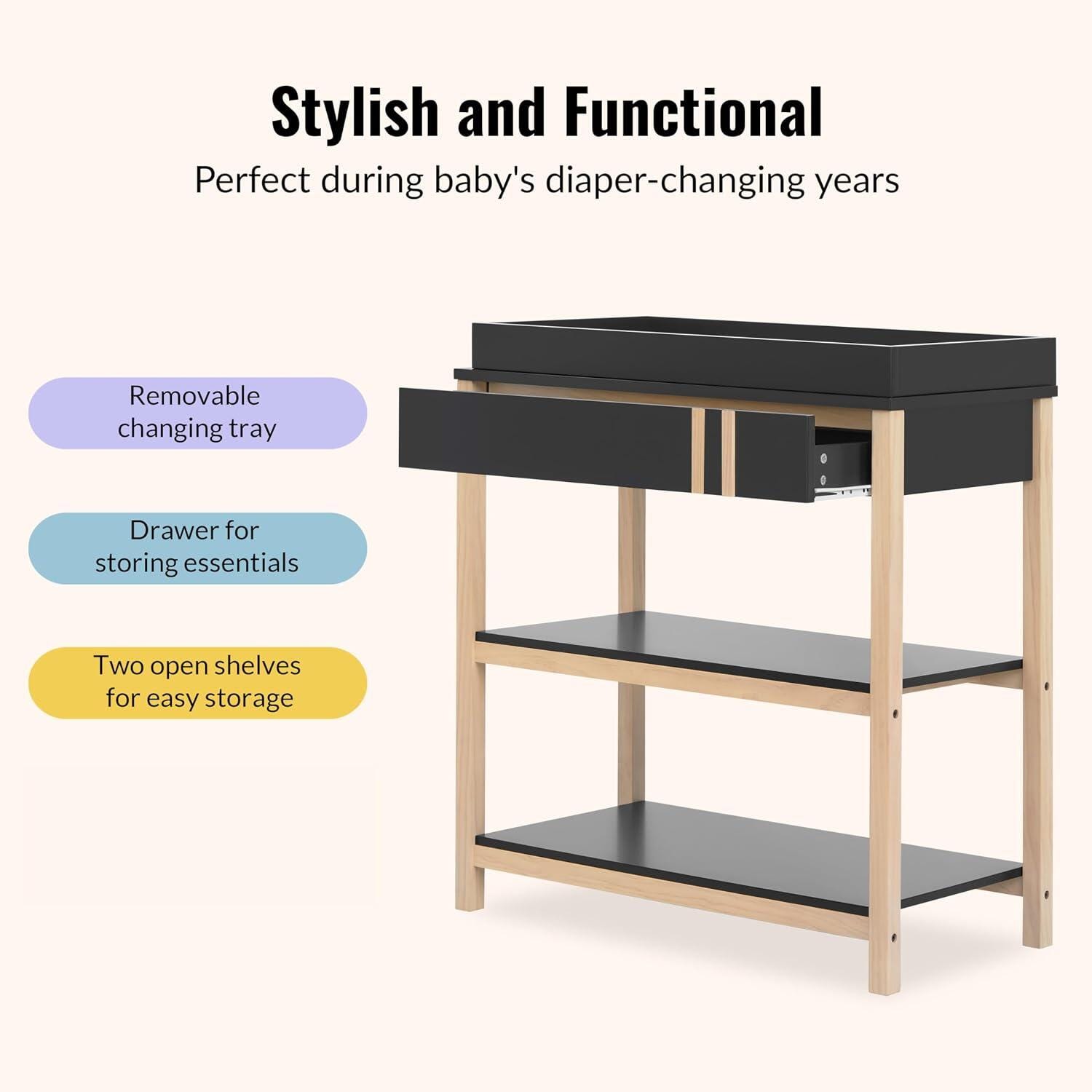 Evolur Soho Changing Table, , large
