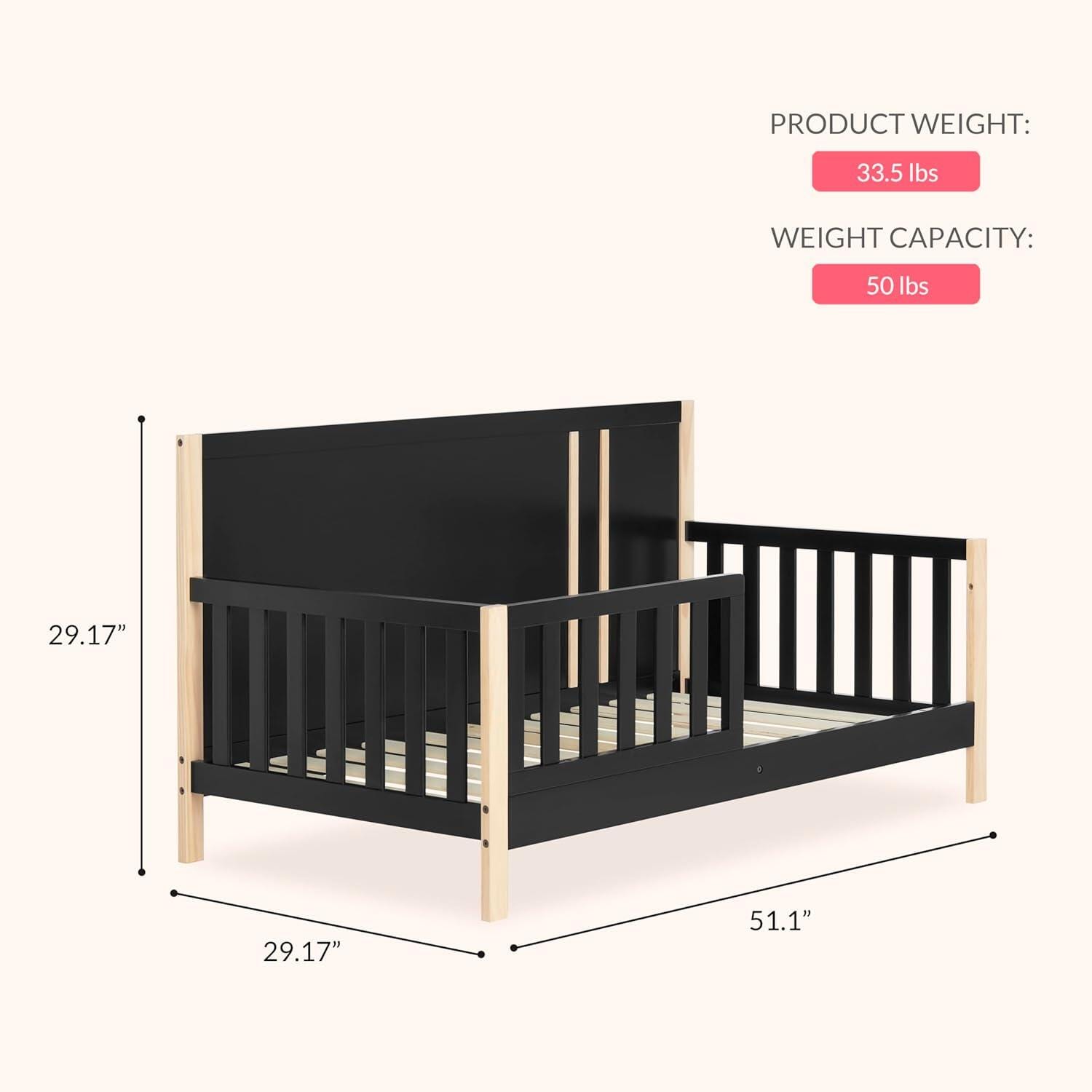 Evolur Soho Toddler Bed, , large