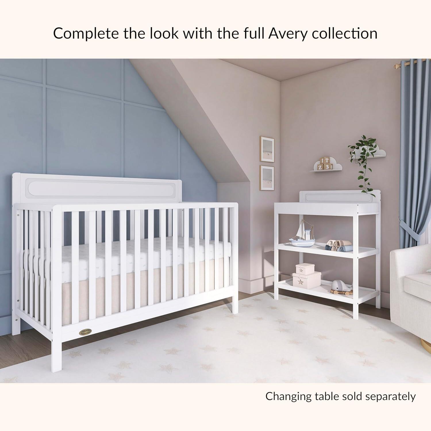 Dream On Me Avery 5-in-1 Convertible Crib, , large