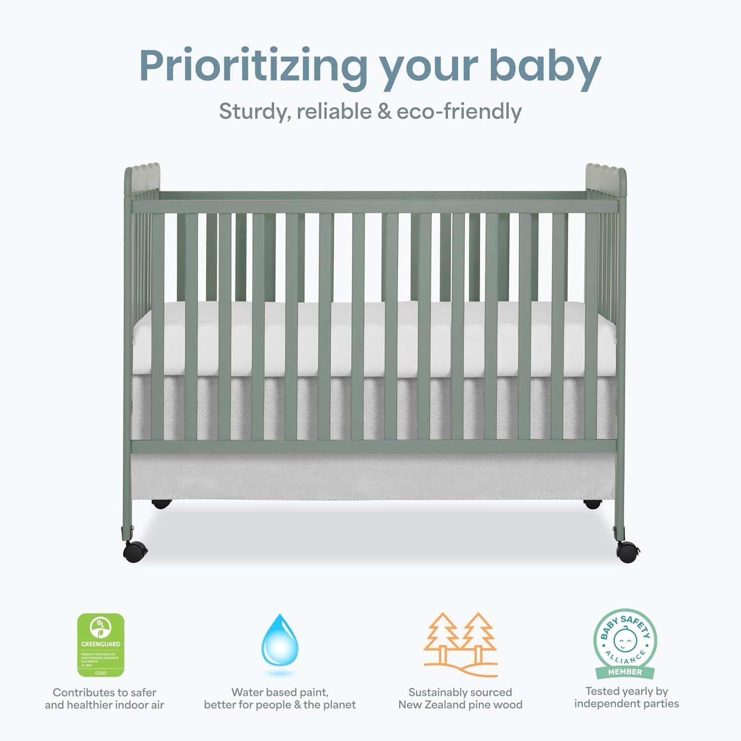 Dream On Me Carson 3-in-1 Convertible Crib, , large