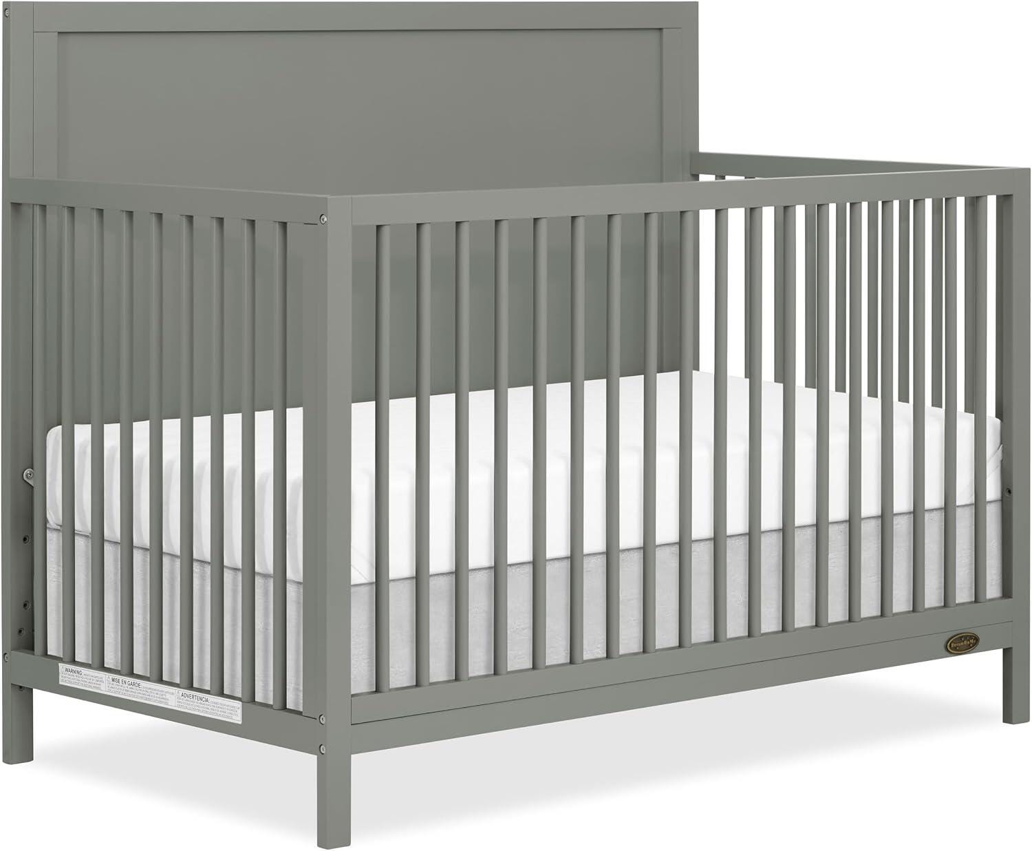 Dream On Me Dillian 5-in-1 Convertible Crib, Sea Grass, large