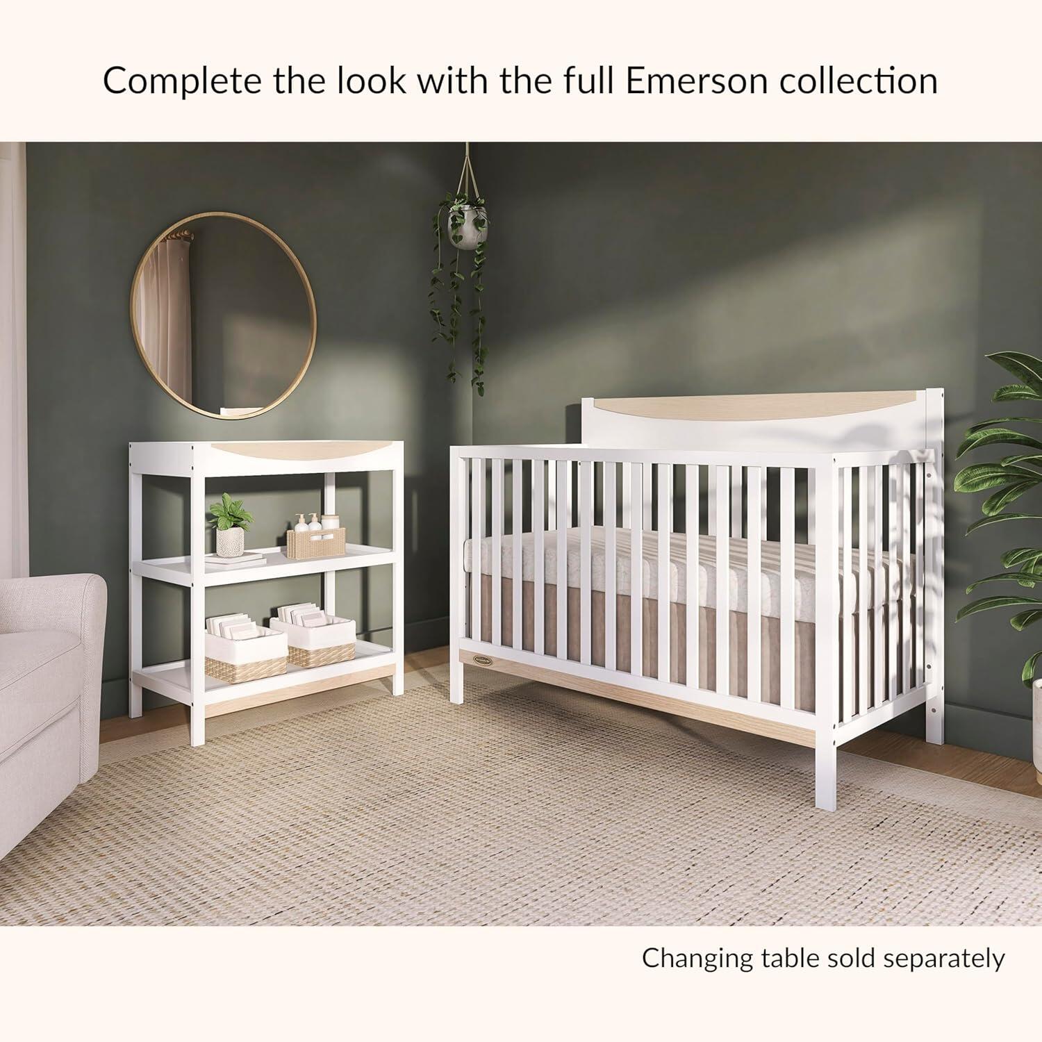 Dream On Me Emerson 5-in-1 Convertible Crib, , large