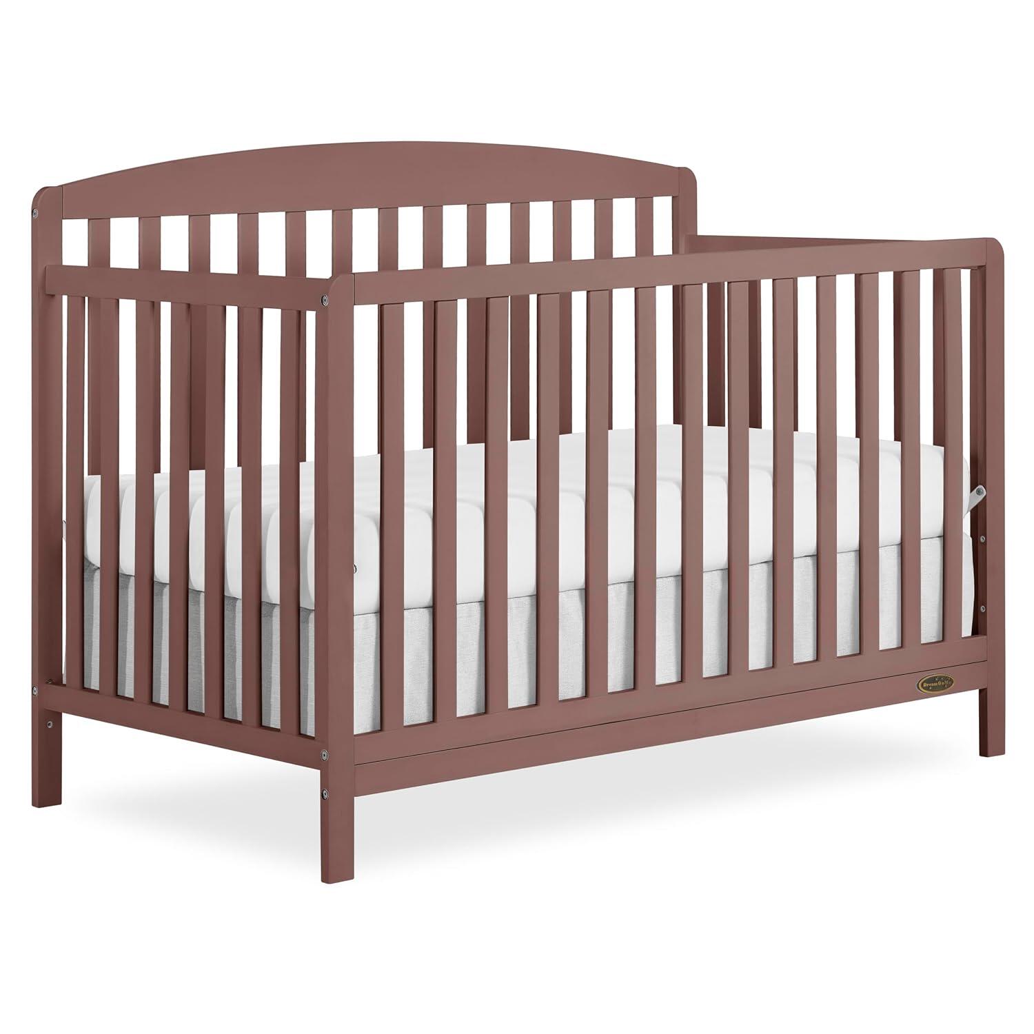 Dream On Me Odelle 5-in-1 Convertible Crib, Baltic Amber, large