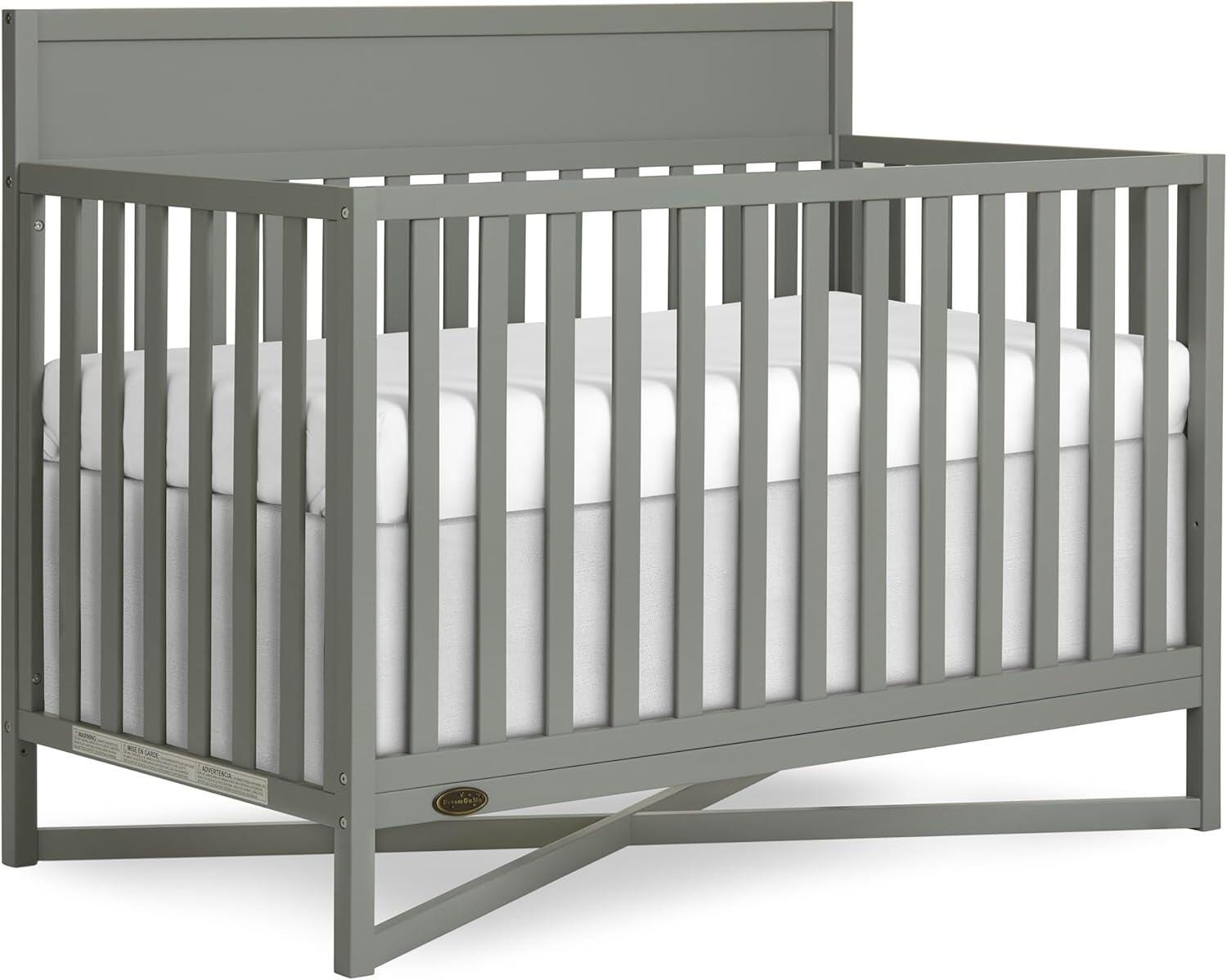 Dream On Me Owen 5-in-1 Convertible Crib, Sea Grass, large