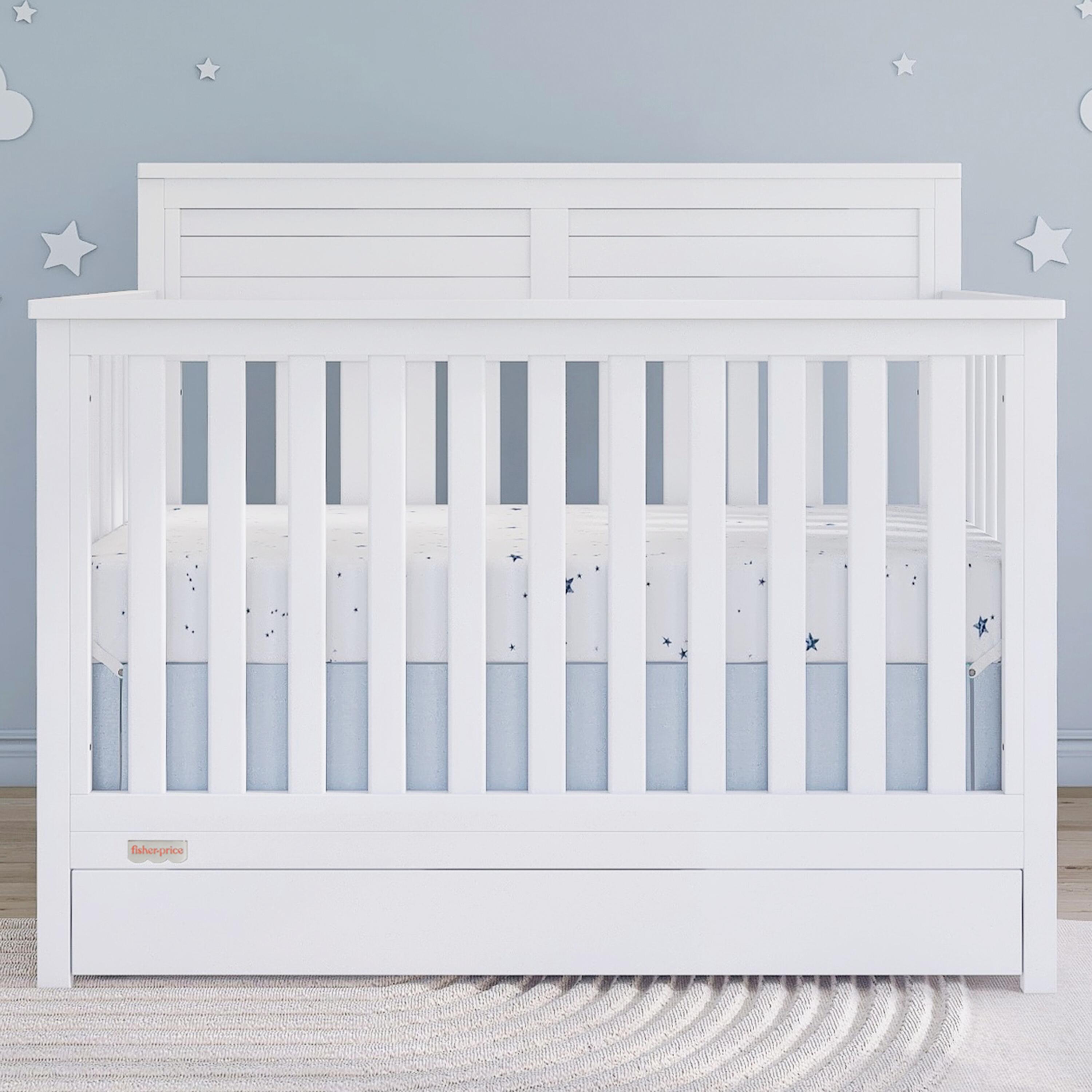 Dream On Me Reign 5-in-1 Convertible Crib with Storage Drawer
