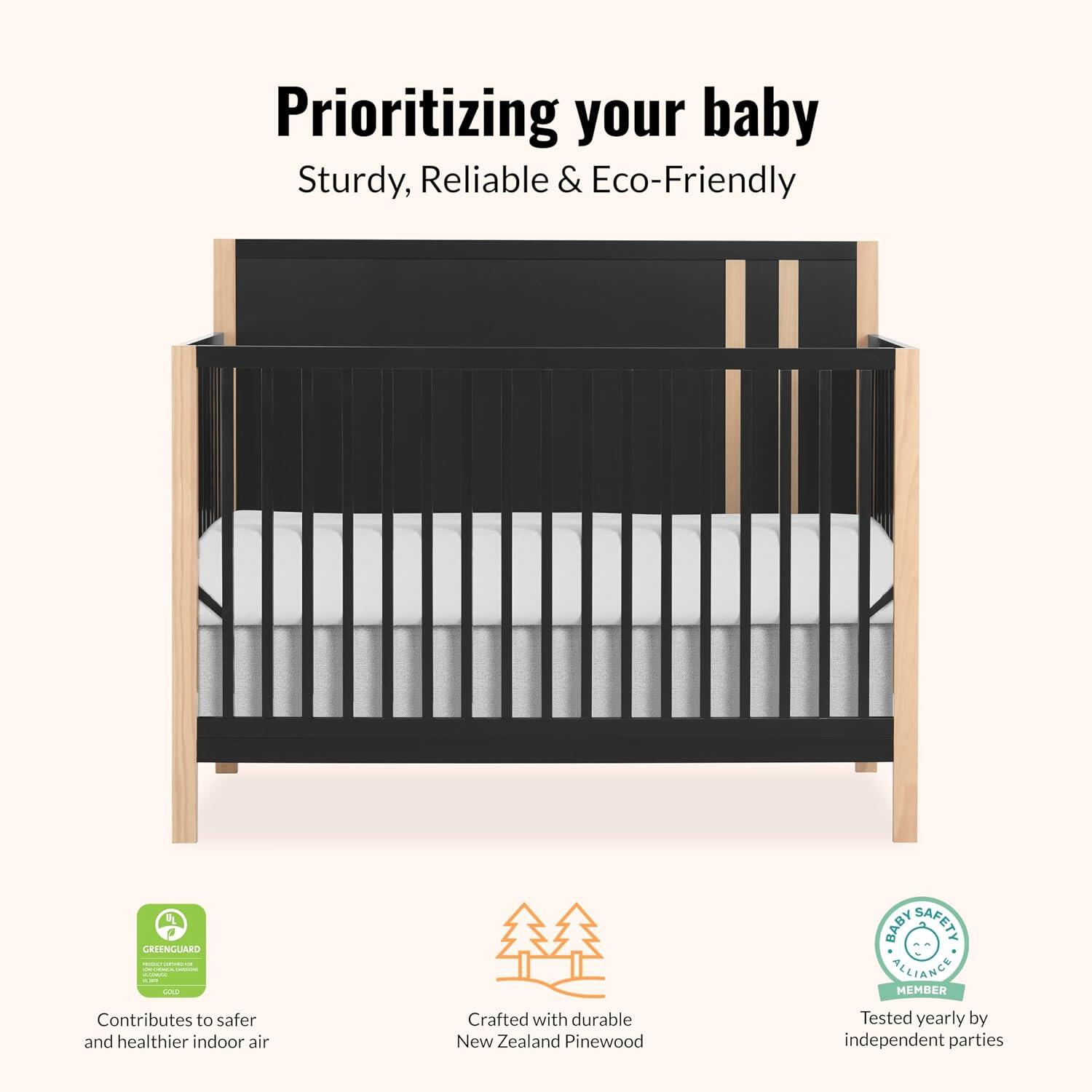Dream On Me Soho 3-in-1 Convertible Crib, , large