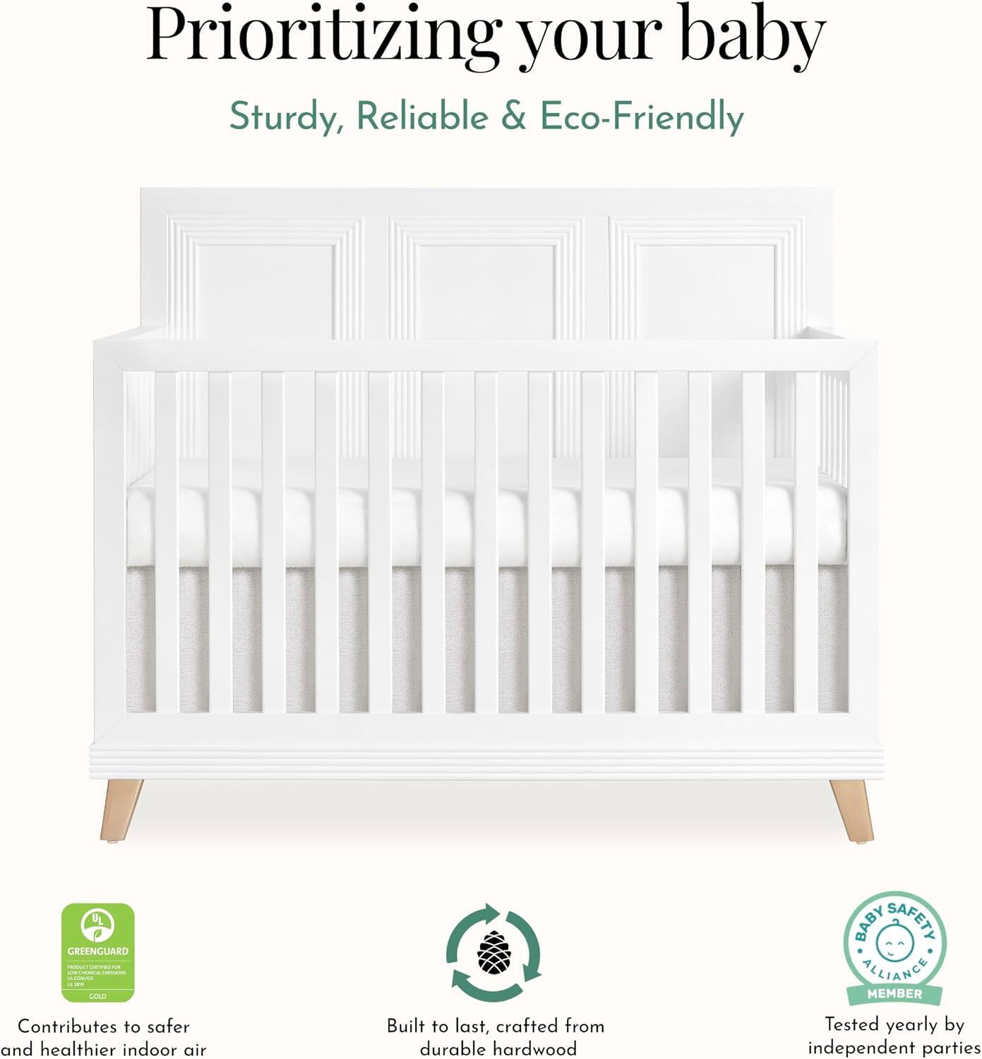 Evolur Audrey 5-in-1 Convertible Crib, , large