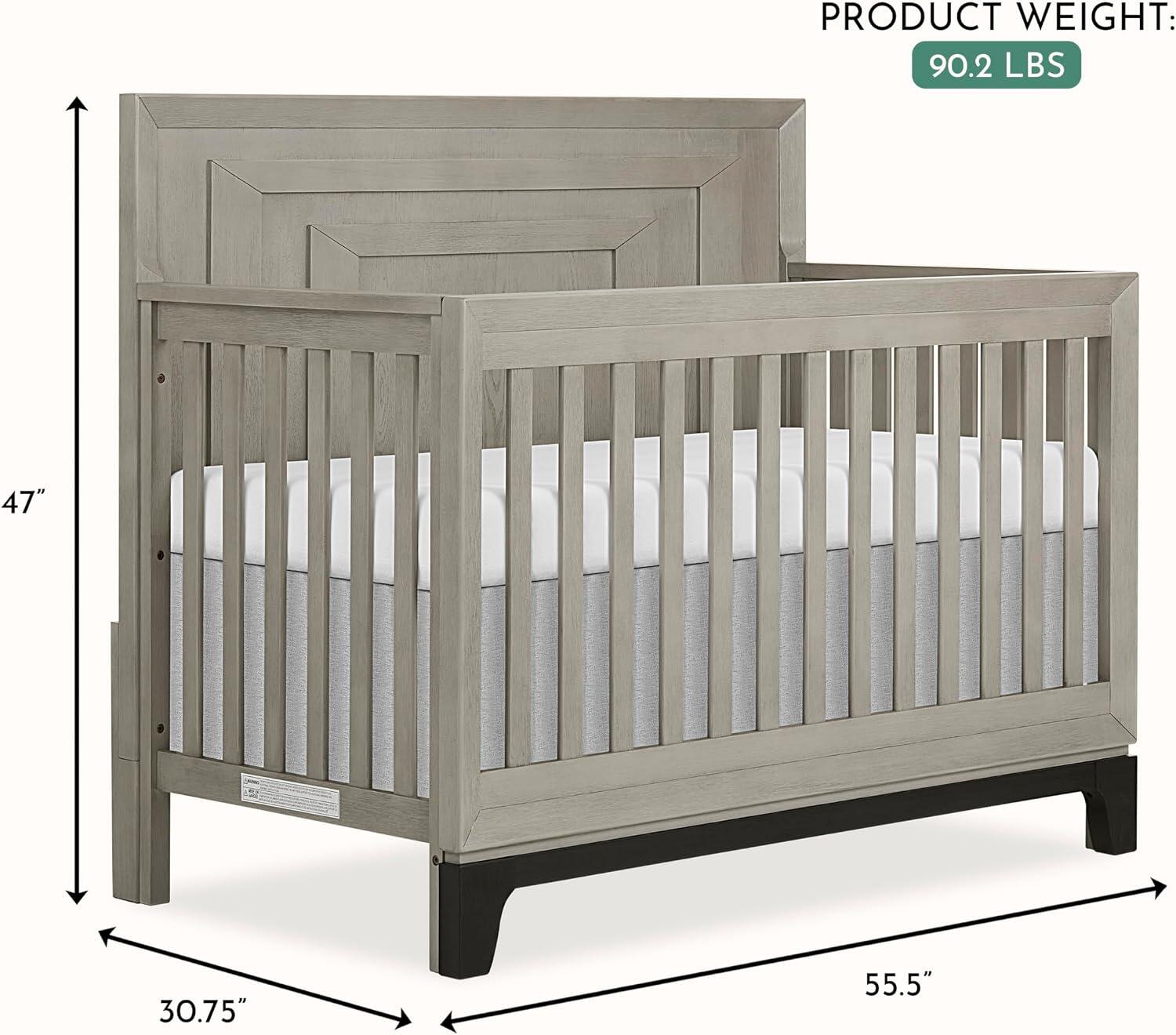 Evolur Remy 5-in-1 Convertible Crib, , large
