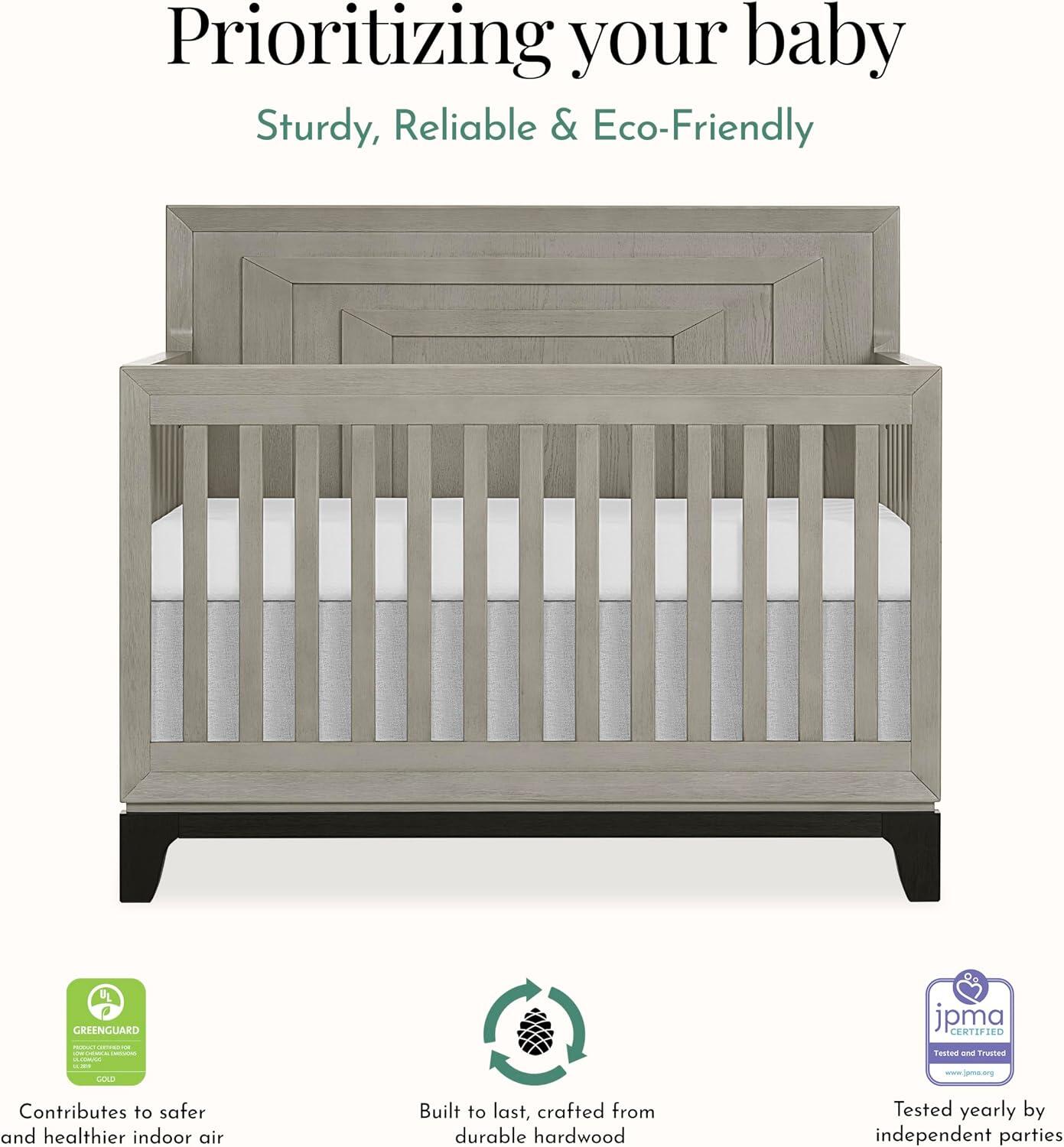 Evolur Remy 5-in-1 Convertible Crib, , large