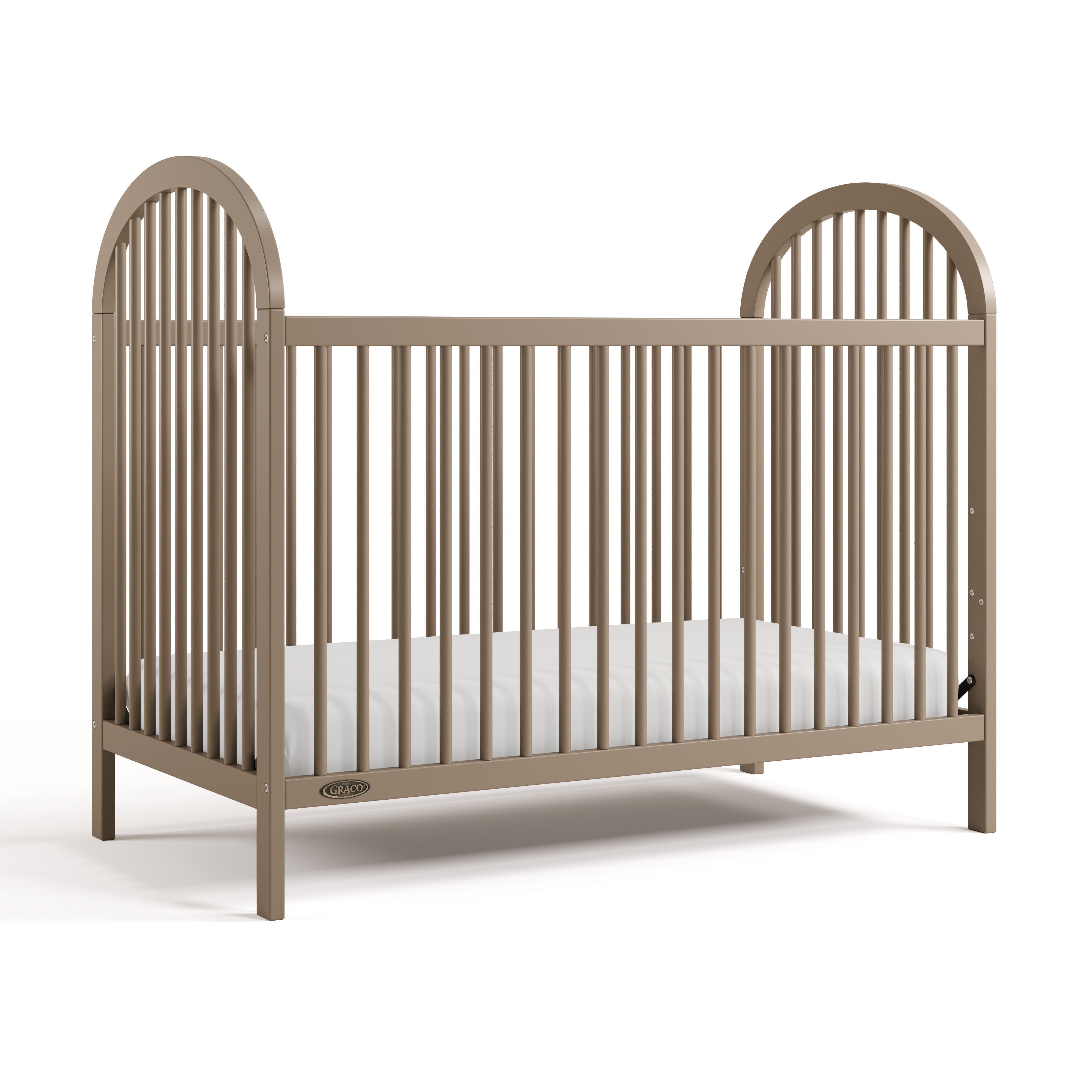 Graco Olivia 3-in-1 Convertible Crib, Taupe, large