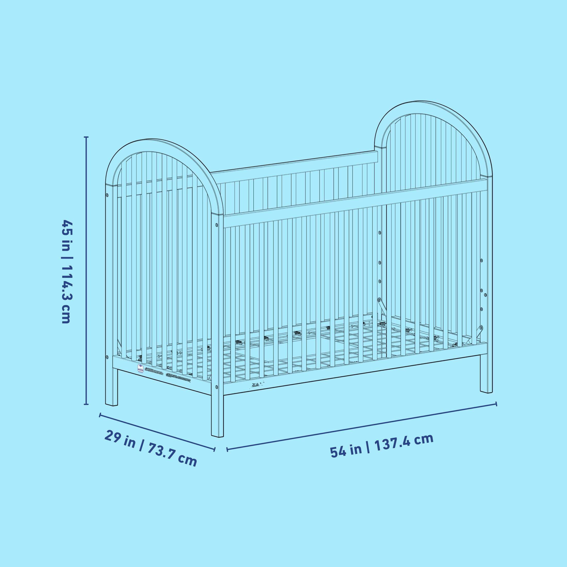 Graco Olivia 3-in-1 Convertible Crib, Taupe, large