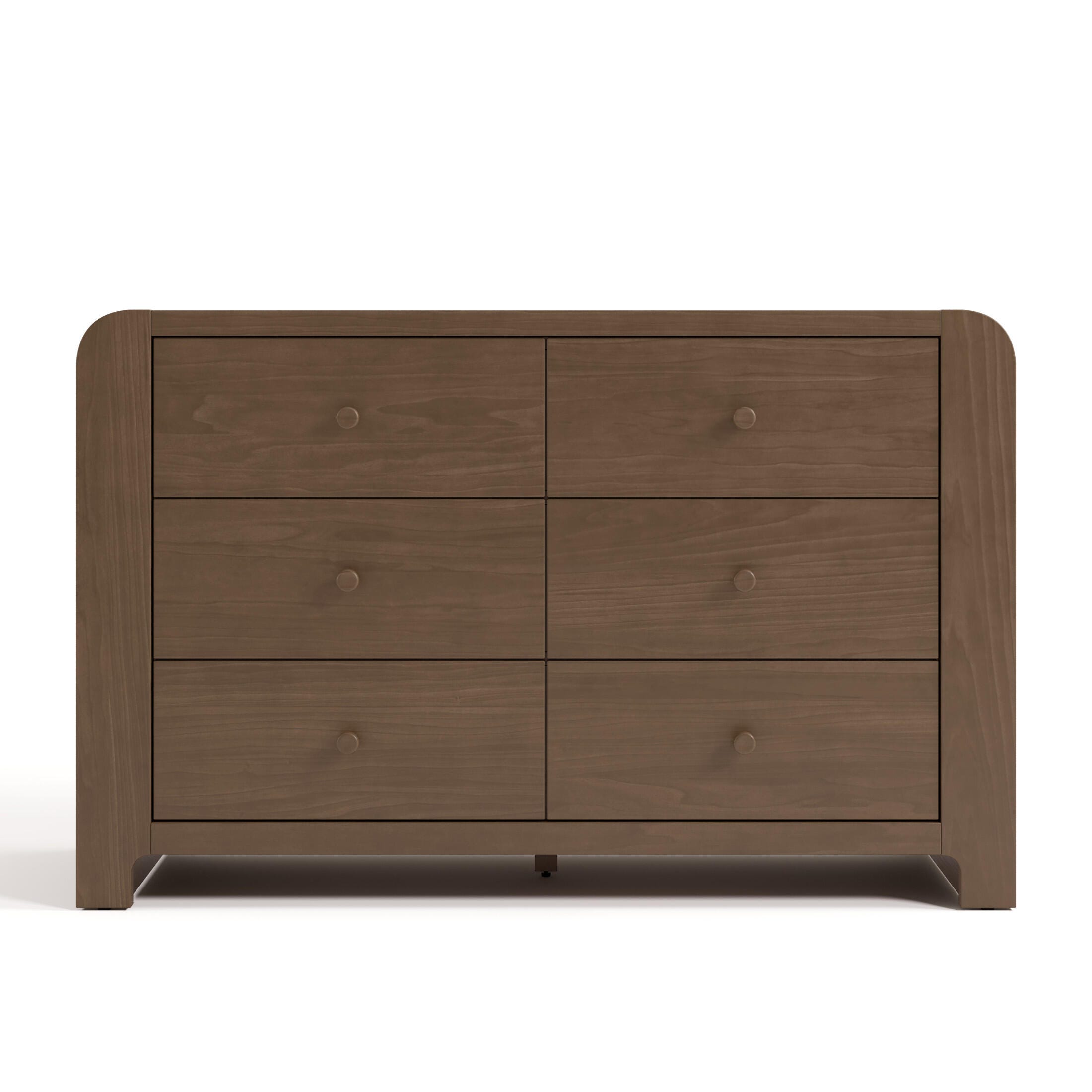 Graco Read-with-Me 6 Drawer Dresser with Bookshelves, Hazelnut, large