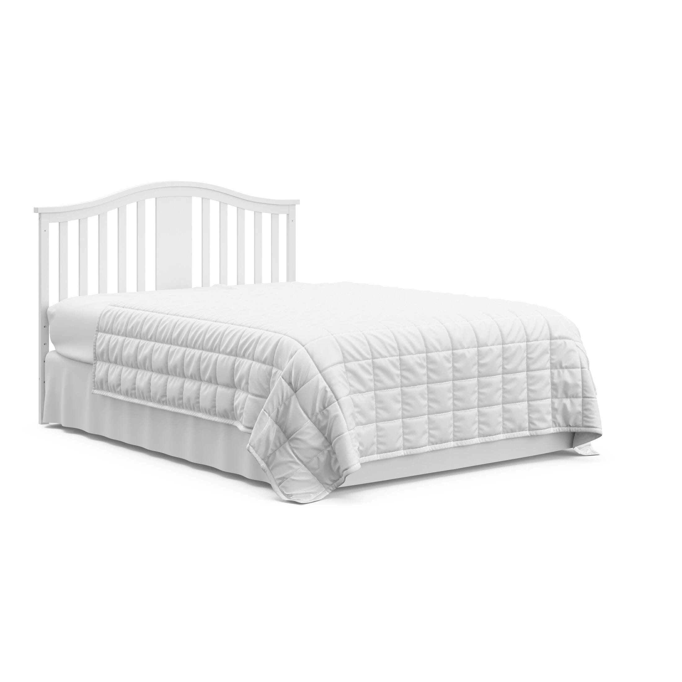 Graco Solano 4-in-1 Convertible Crib with Storage Drawer, White, large