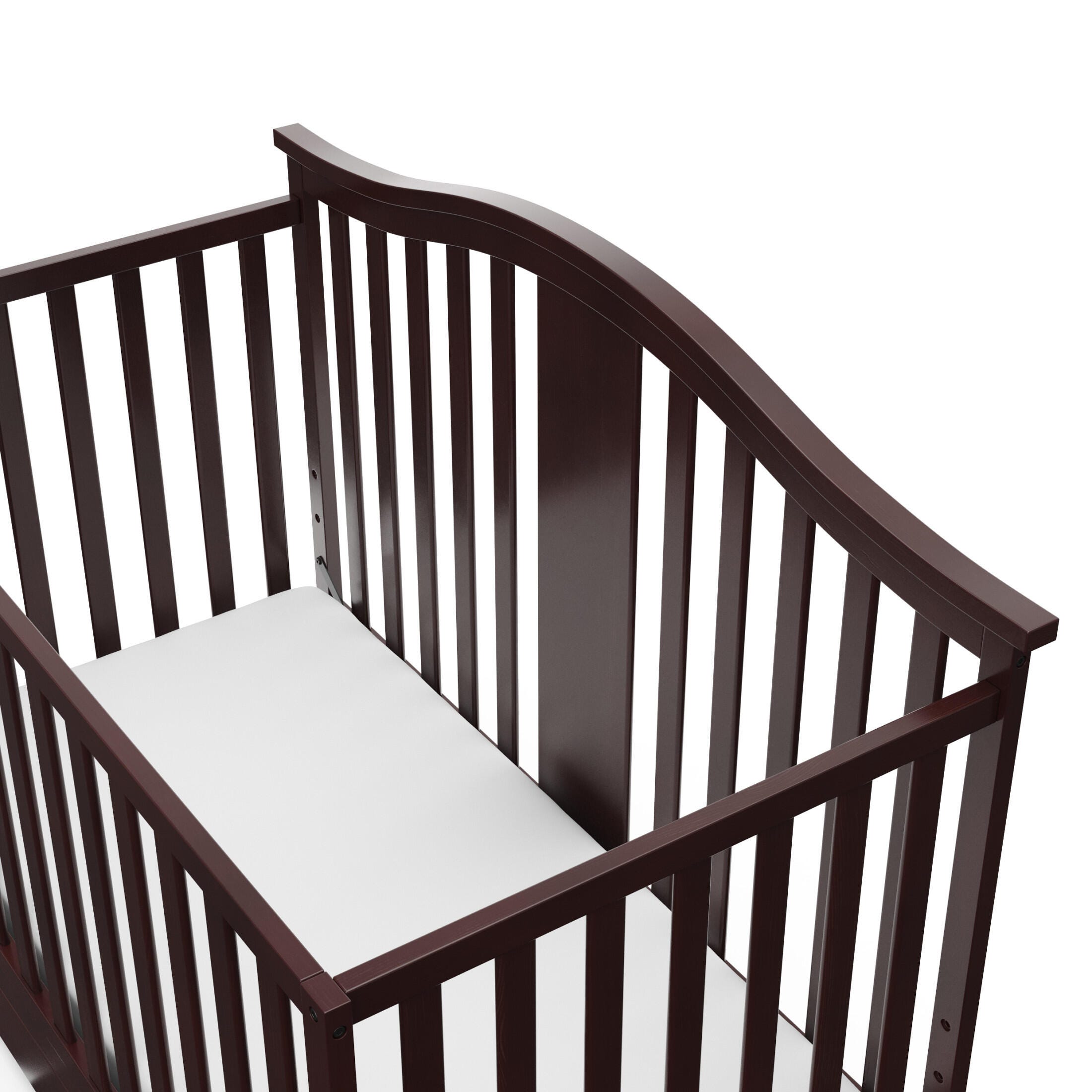 Graco Solano 4-in-1 Convertible Crib with Storage Drawer, Espresso, large
