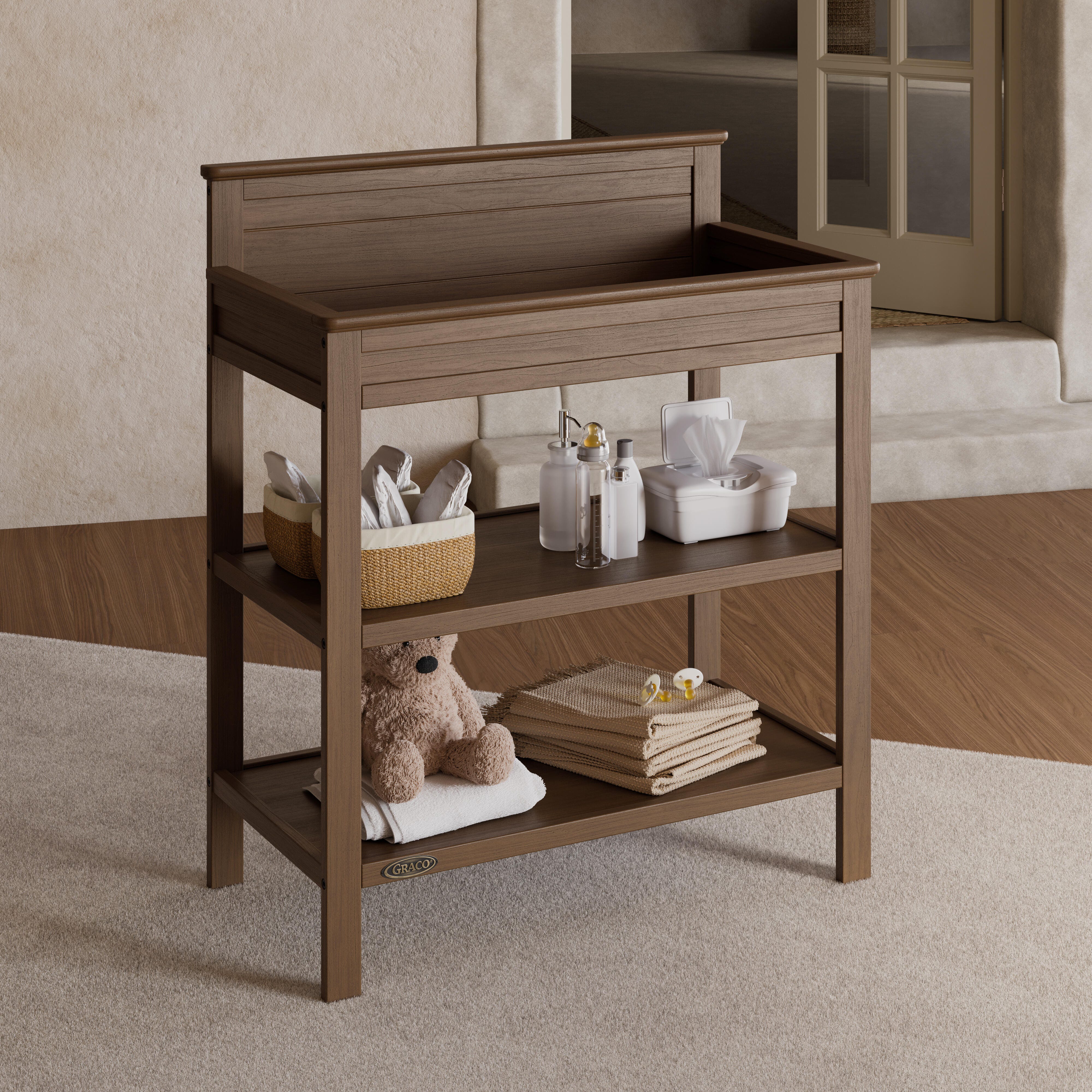 Graco Tristan Changing Table, Hazelnut, large