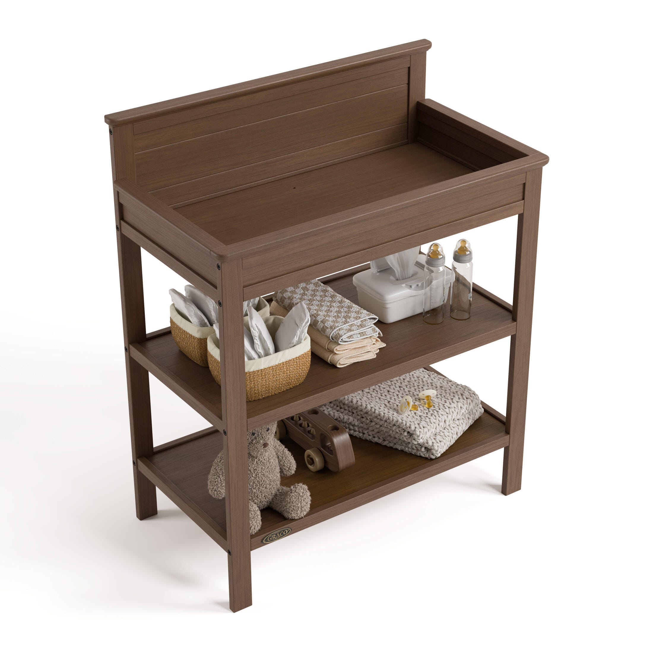 Graco Tristan Changing Table, Hazelnut, large