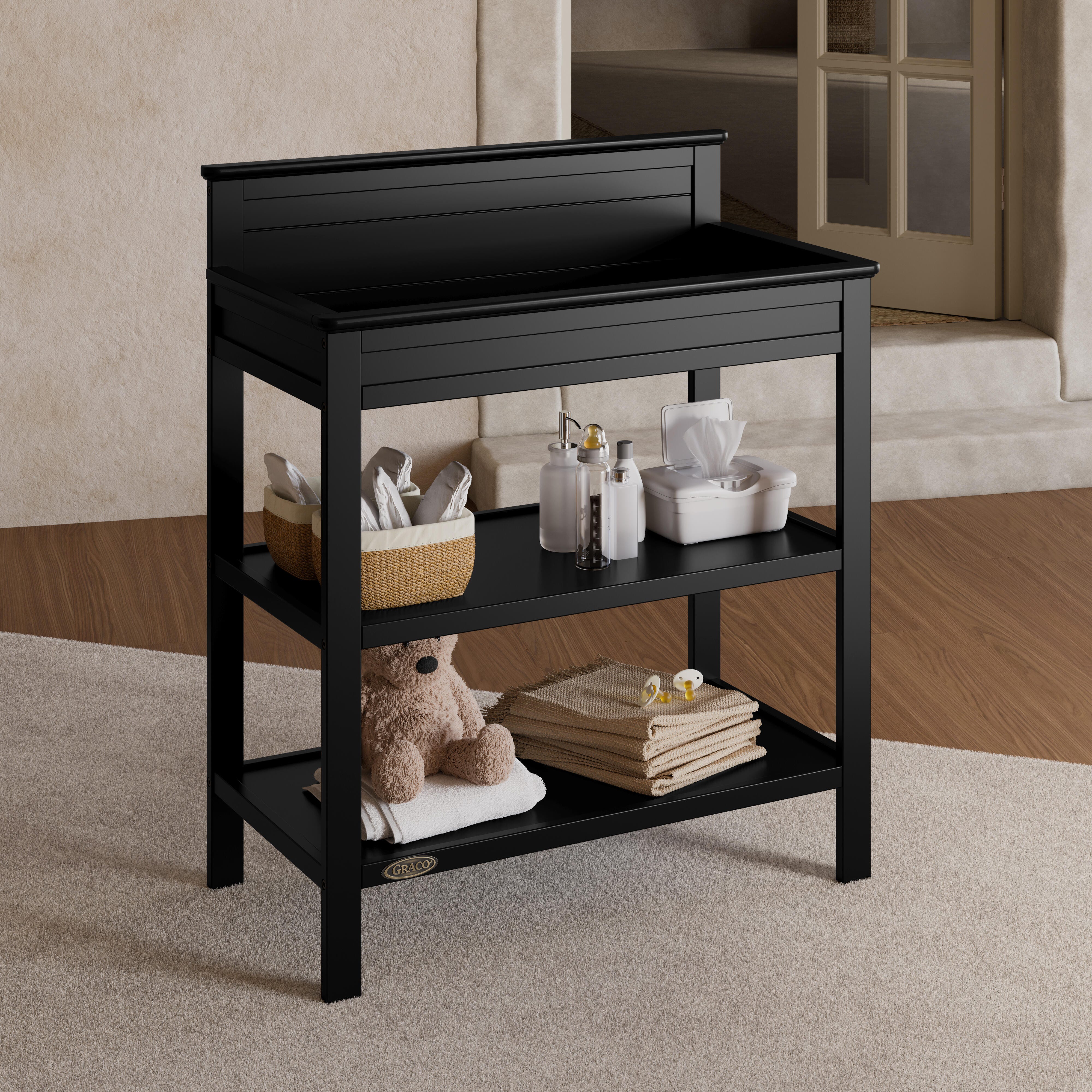 Graco Tristan Changing Table, Black, large