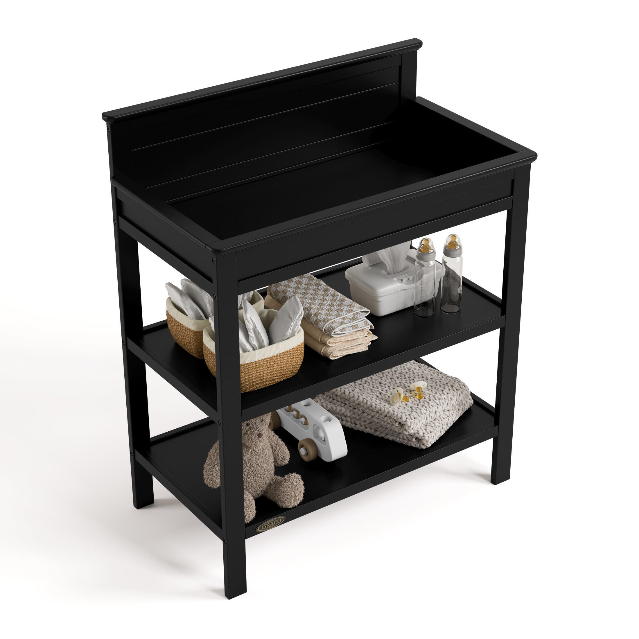 Graco Tristan Changing Table, Black, large