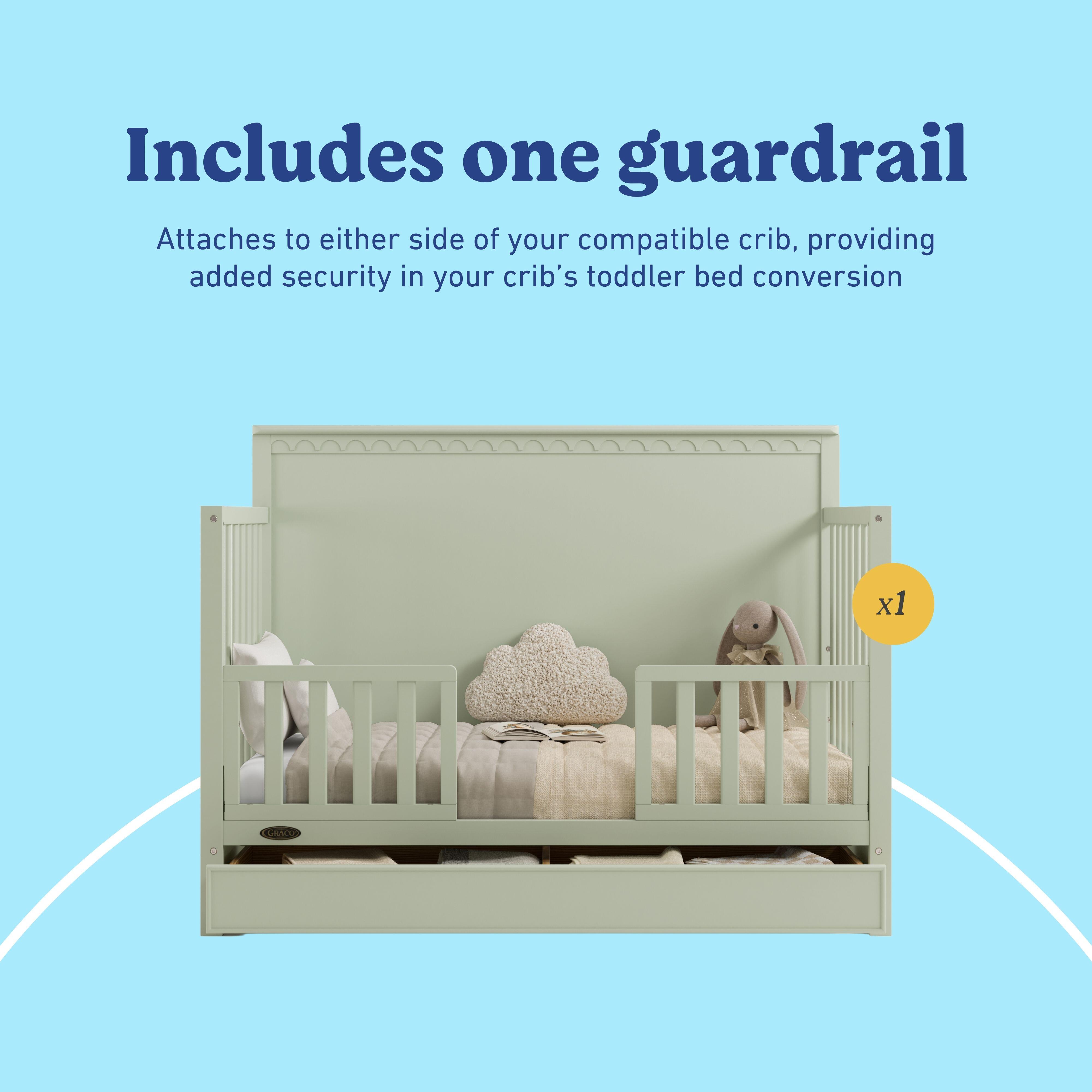 Graco Universal Solid Toddler Guardrail, , large