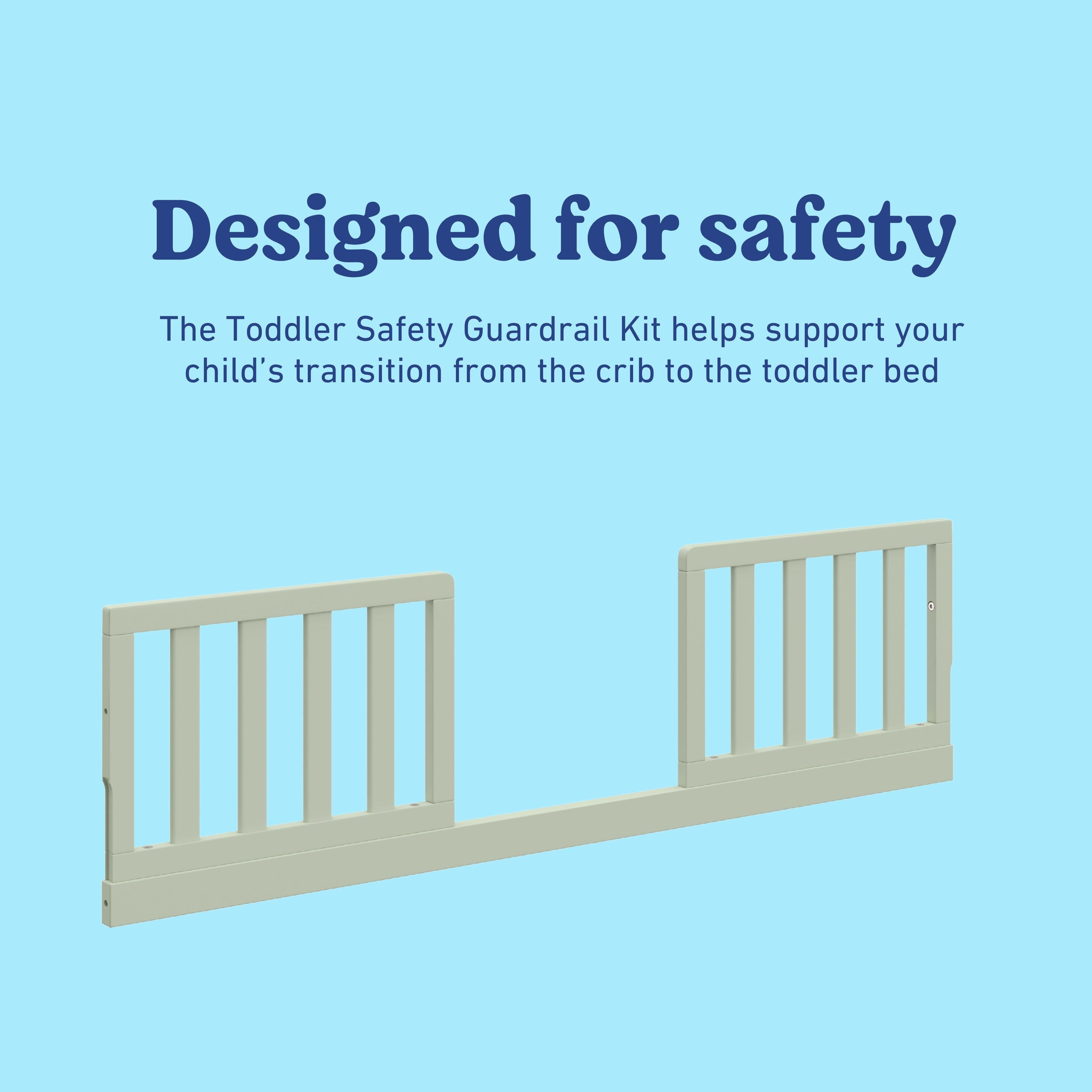 Graco Universal Toddler Guardrail, Sage, large